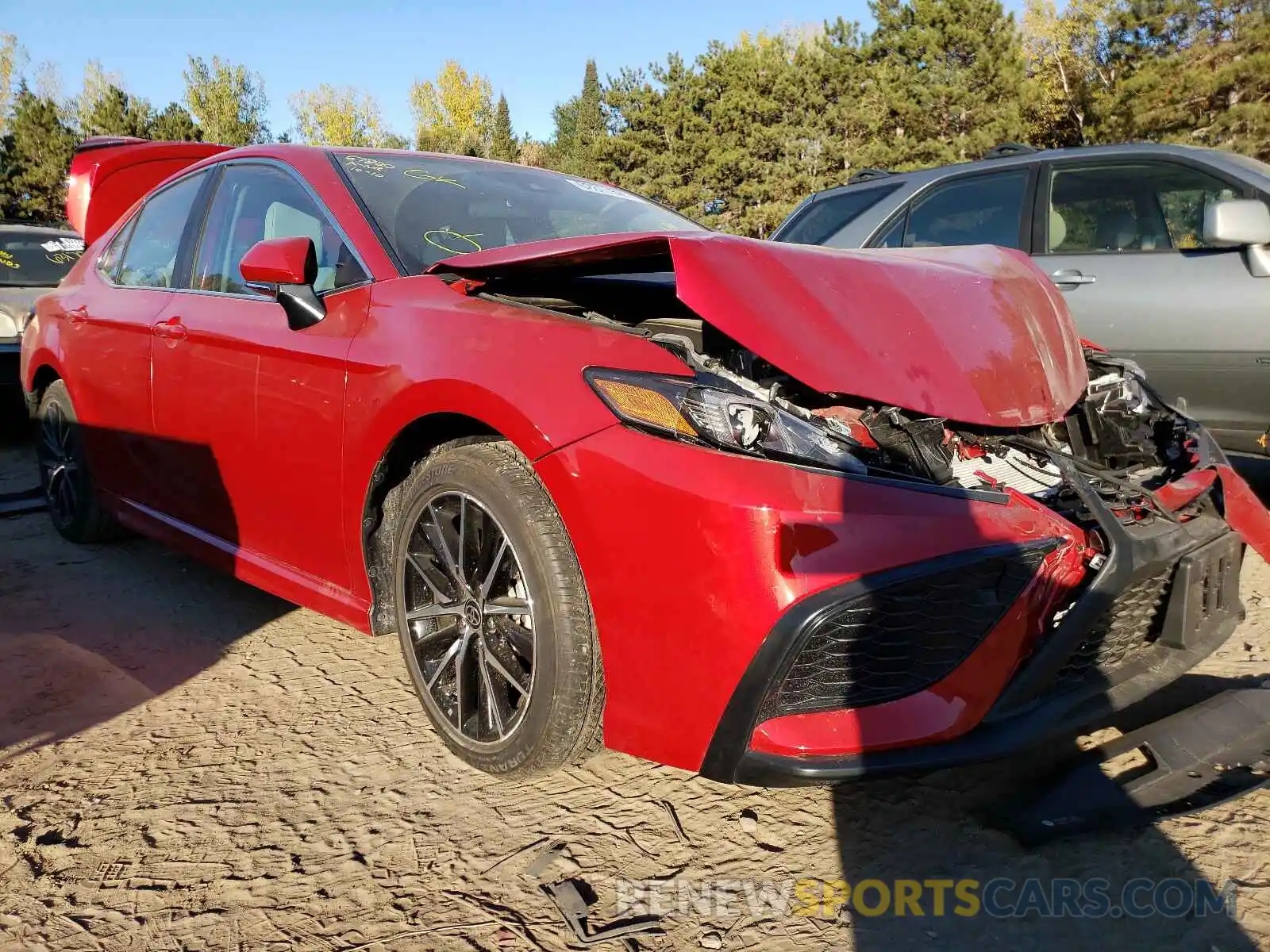 1 Photograph of a damaged car 4T1G11AK3MU433629 TOYOTA CAMRY 2021