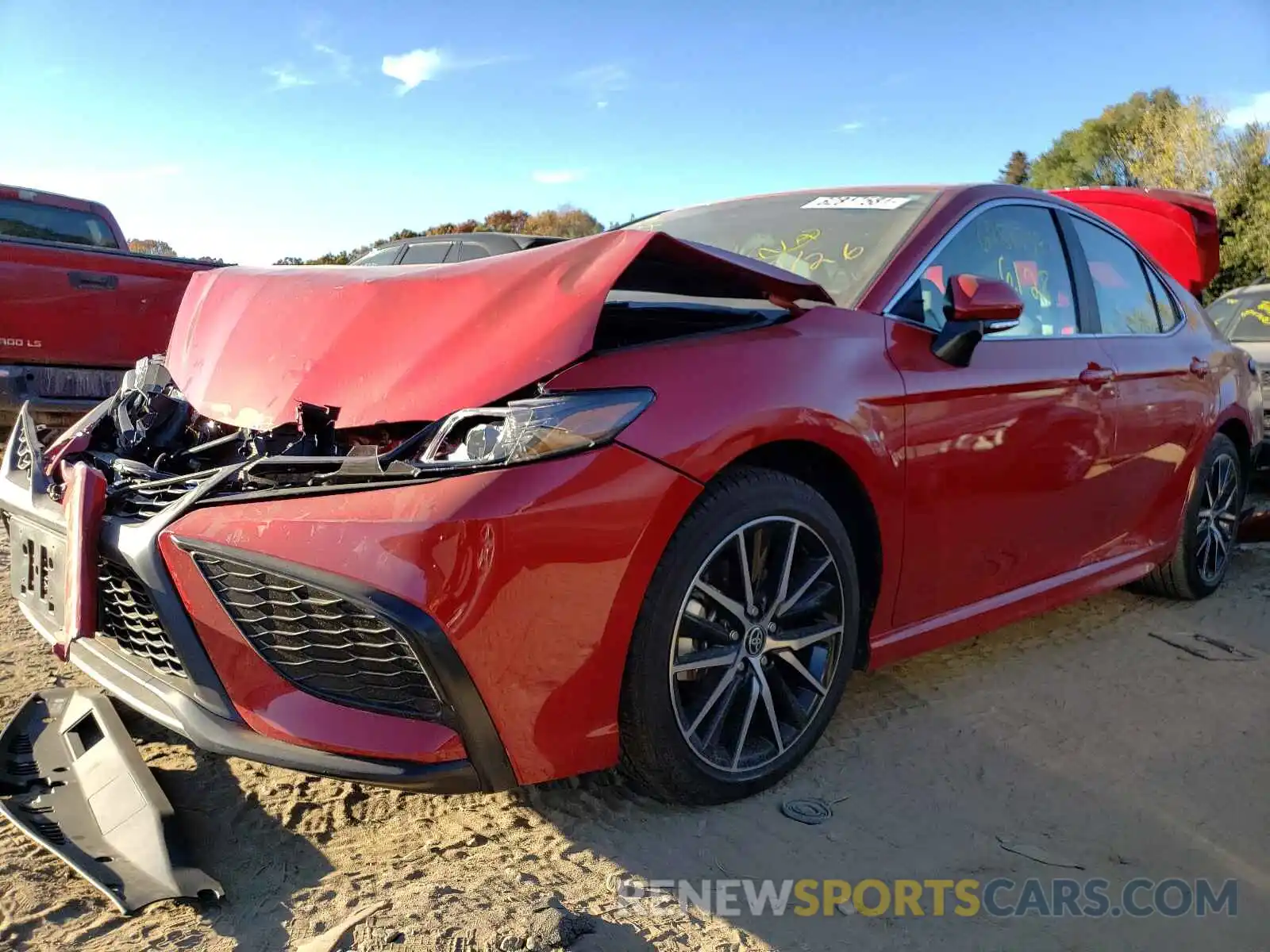 2 Photograph of a damaged car 4T1G11AK3MU433629 TOYOTA CAMRY 2021