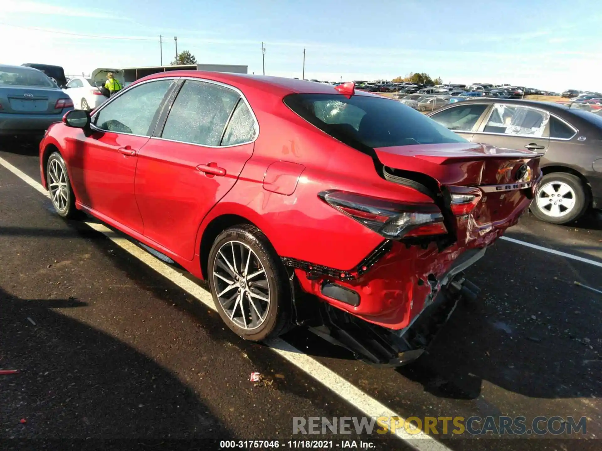 3 Photograph of a damaged car 4T1G11AK3MU434151 TOYOTA CAMRY 2021