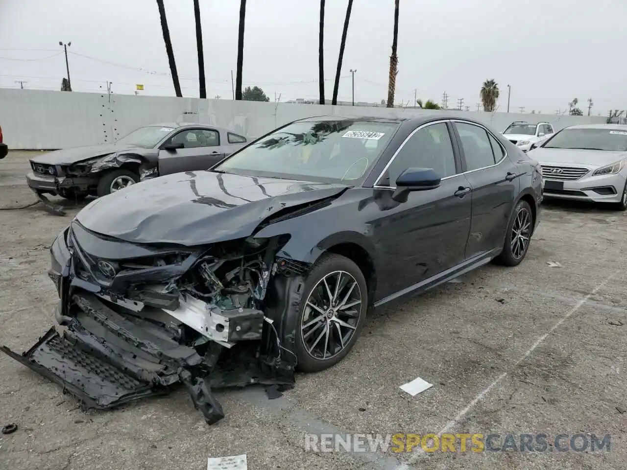 2 Photograph of a damaged car 4T1G11AK3MU434649 TOYOTA CAMRY 2021