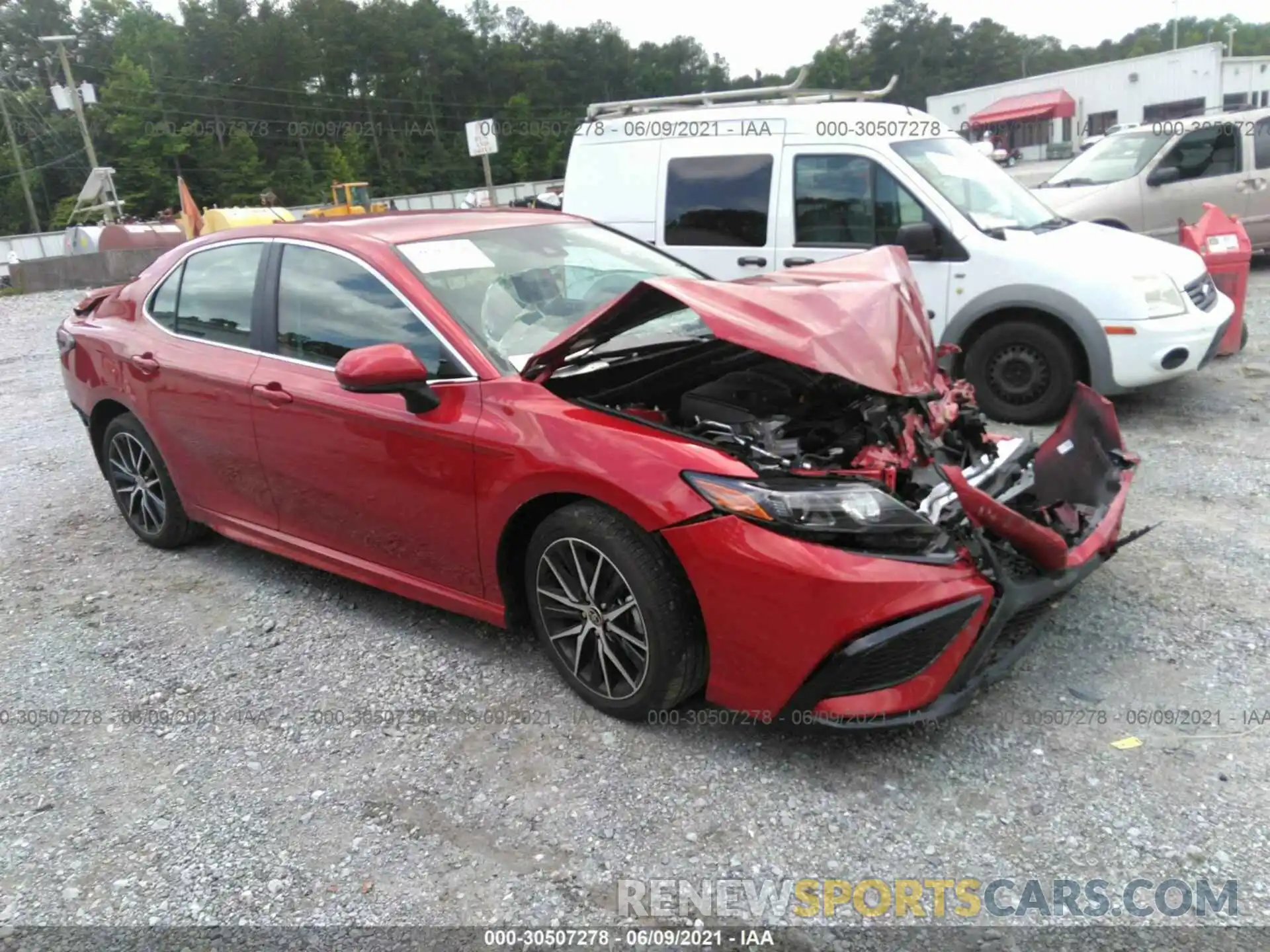 1 Photograph of a damaged car 4T1G11AK3MU435199 TOYOTA CAMRY 2021