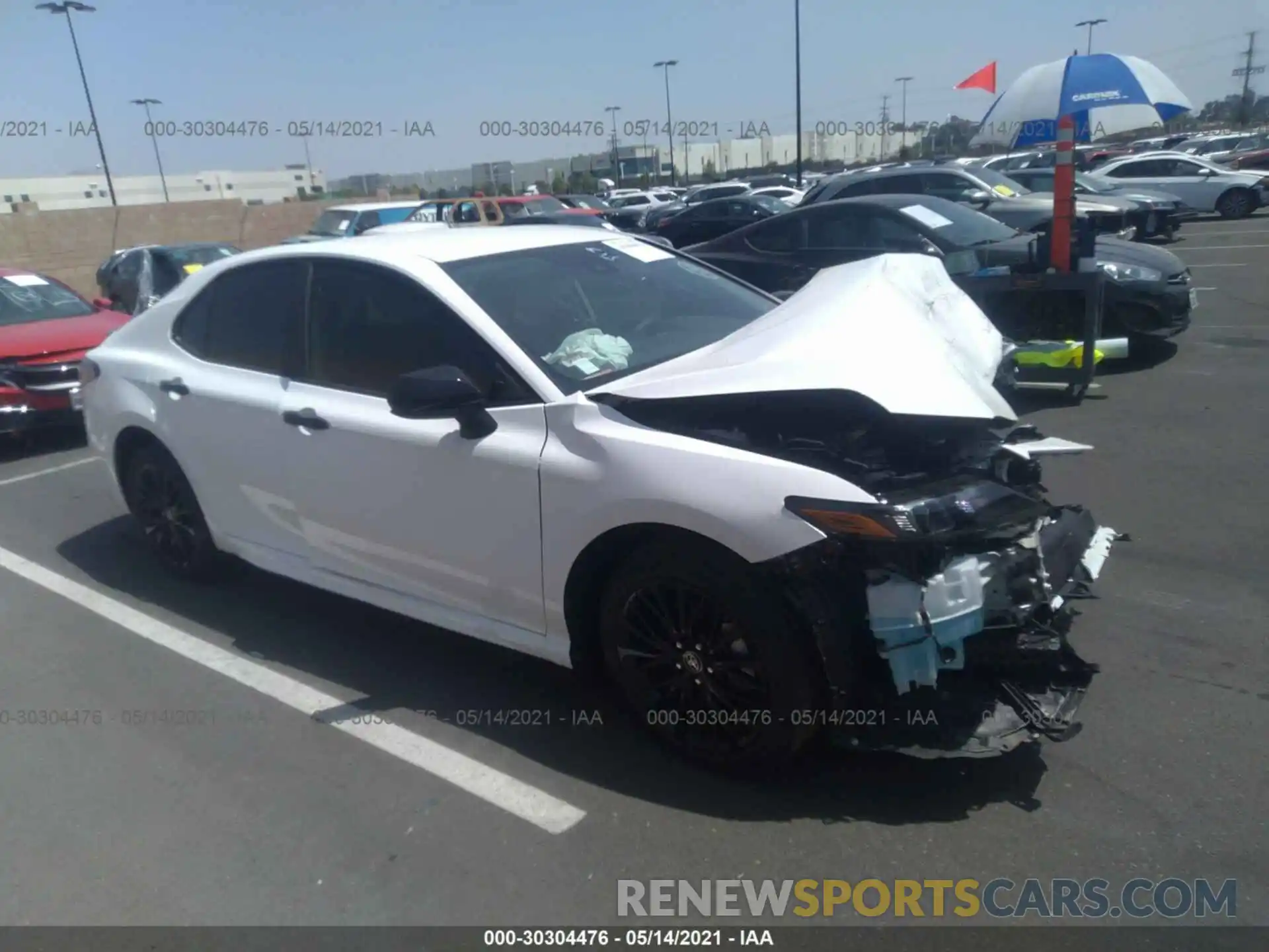 1 Photograph of a damaged car 4T1G11AK3MU437180 TOYOTA CAMRY 2021