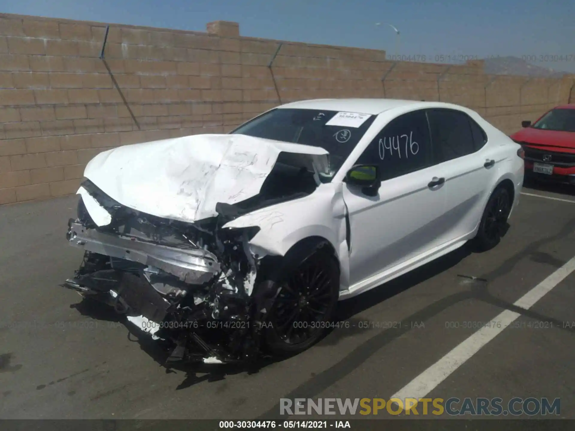 2 Photograph of a damaged car 4T1G11AK3MU437180 TOYOTA CAMRY 2021