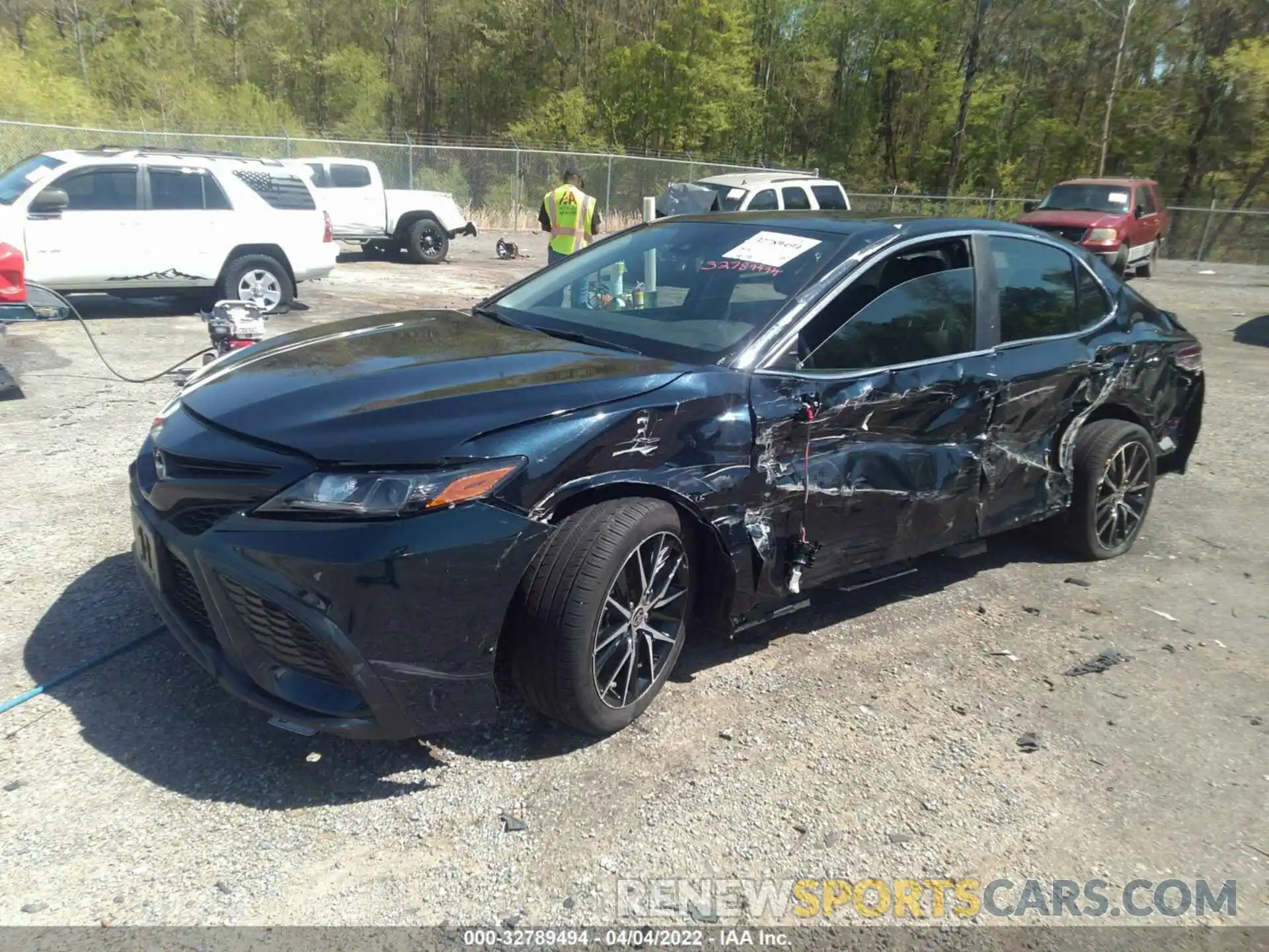 2 Photograph of a damaged car 4T1G11AK3MU437549 TOYOTA CAMRY 2021