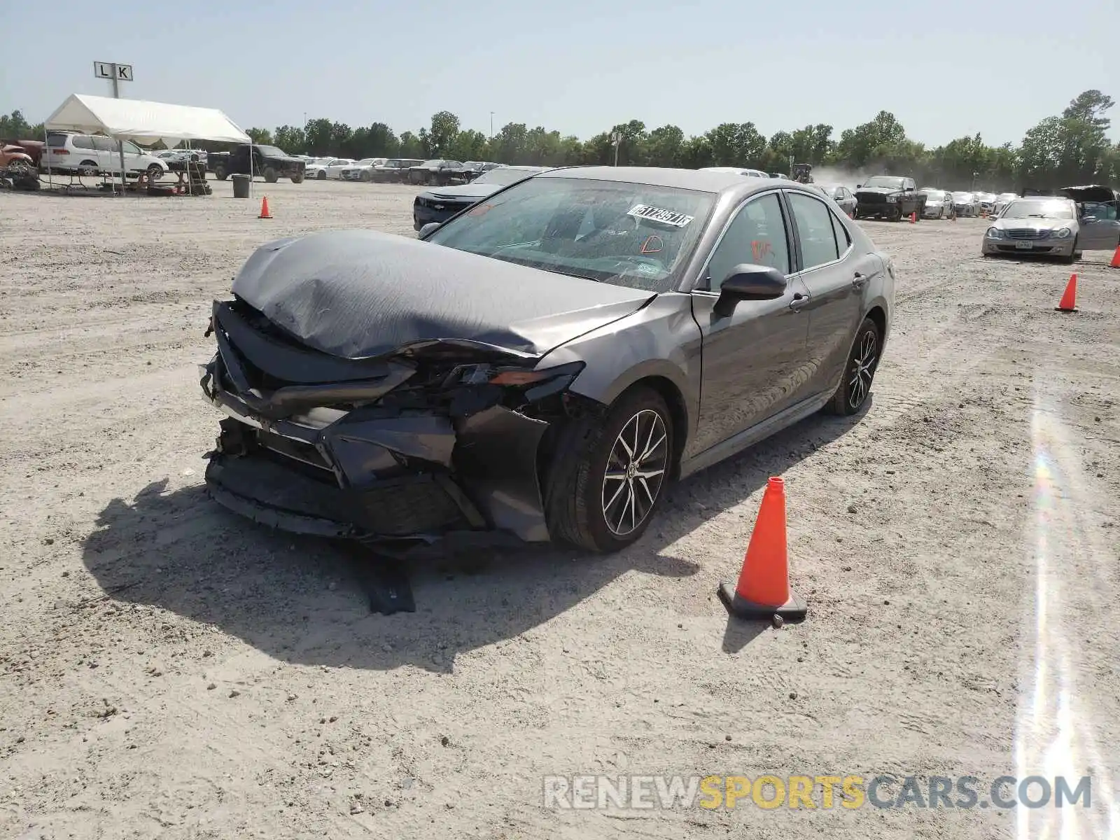 2 Photograph of a damaged car 4T1G11AK3MU437910 TOYOTA CAMRY 2021