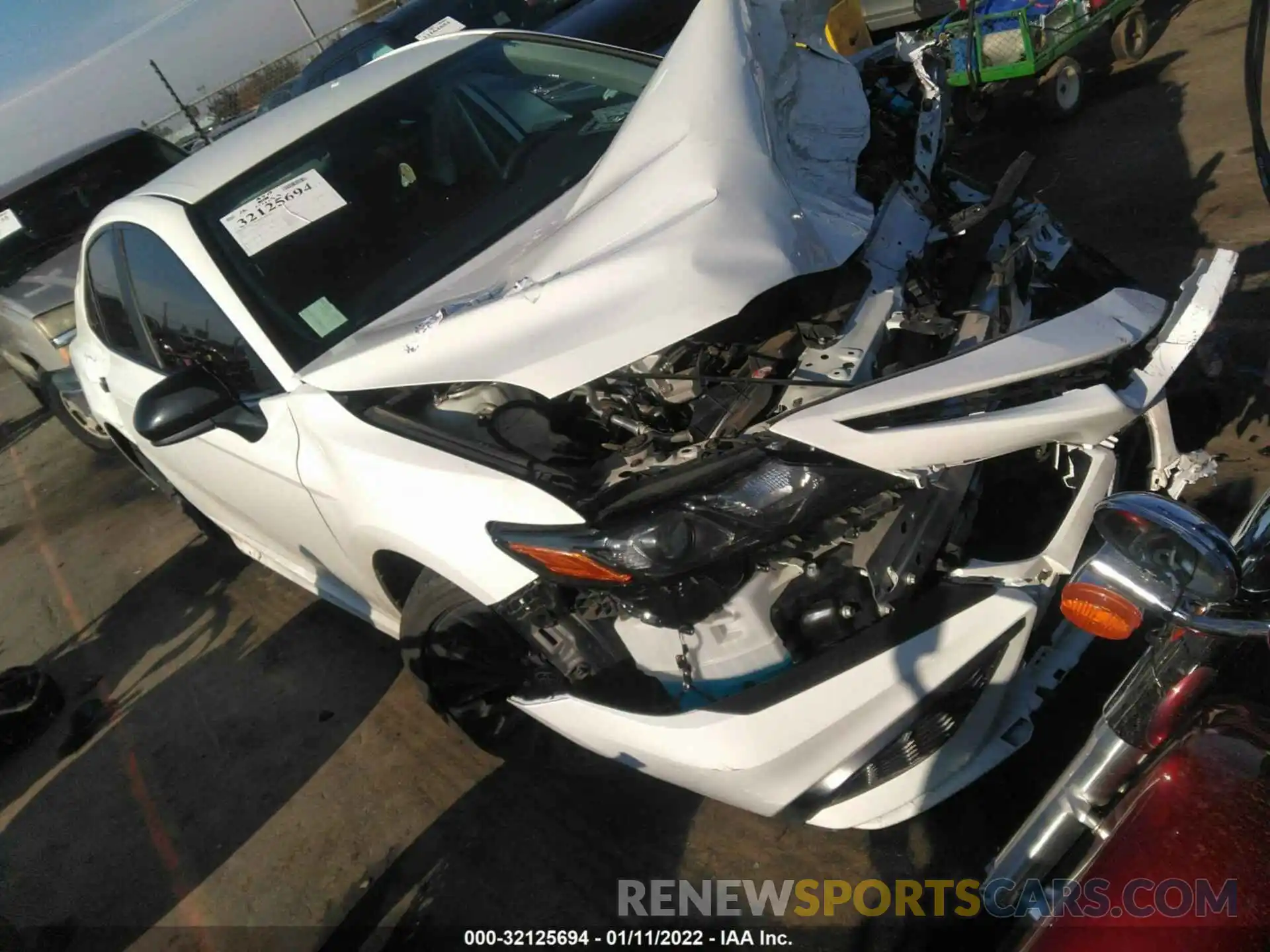 1 Photograph of a damaged car 4T1G11AK3MU446221 TOYOTA CAMRY 2021