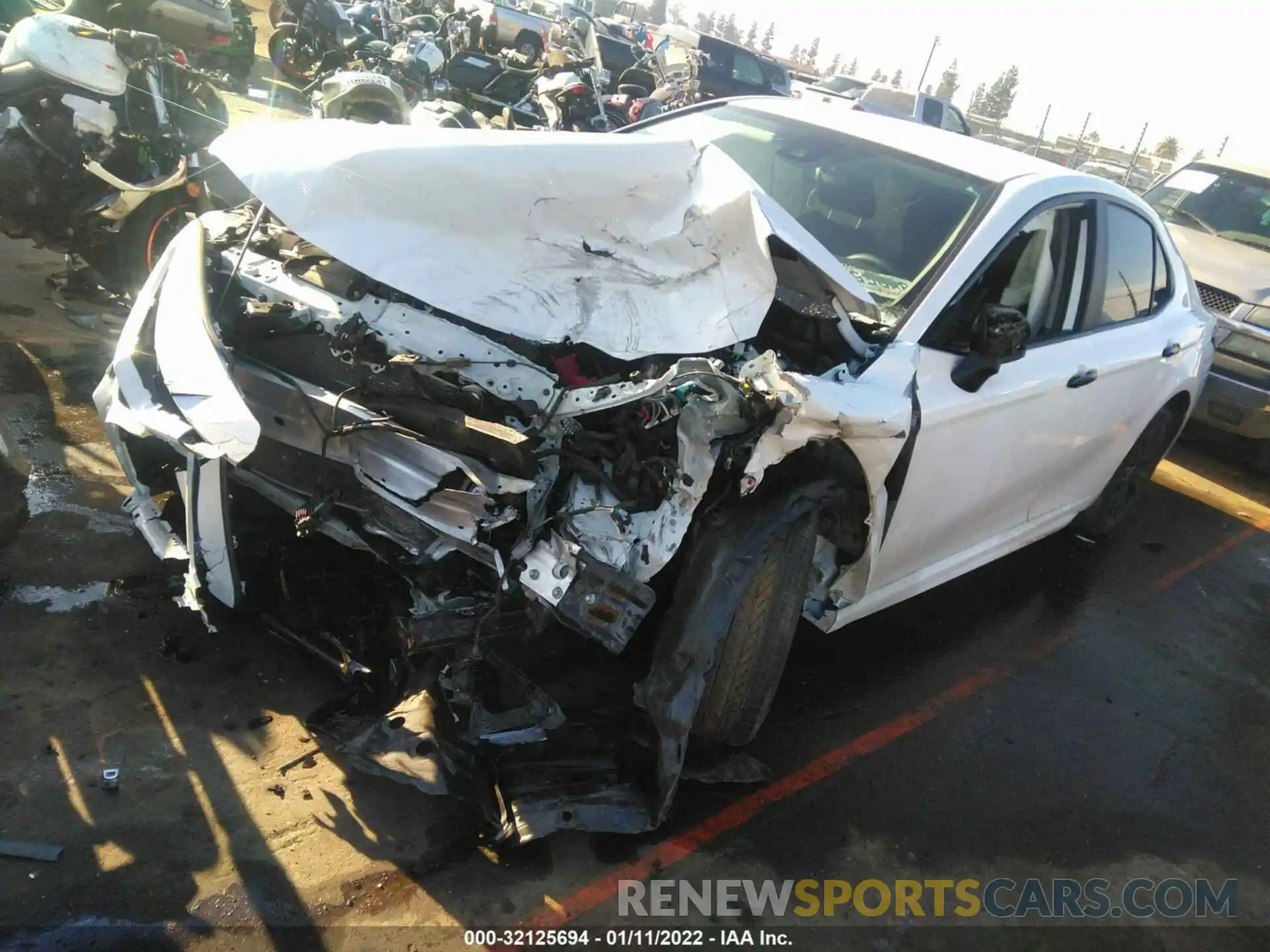 2 Photograph of a damaged car 4T1G11AK3MU446221 TOYOTA CAMRY 2021