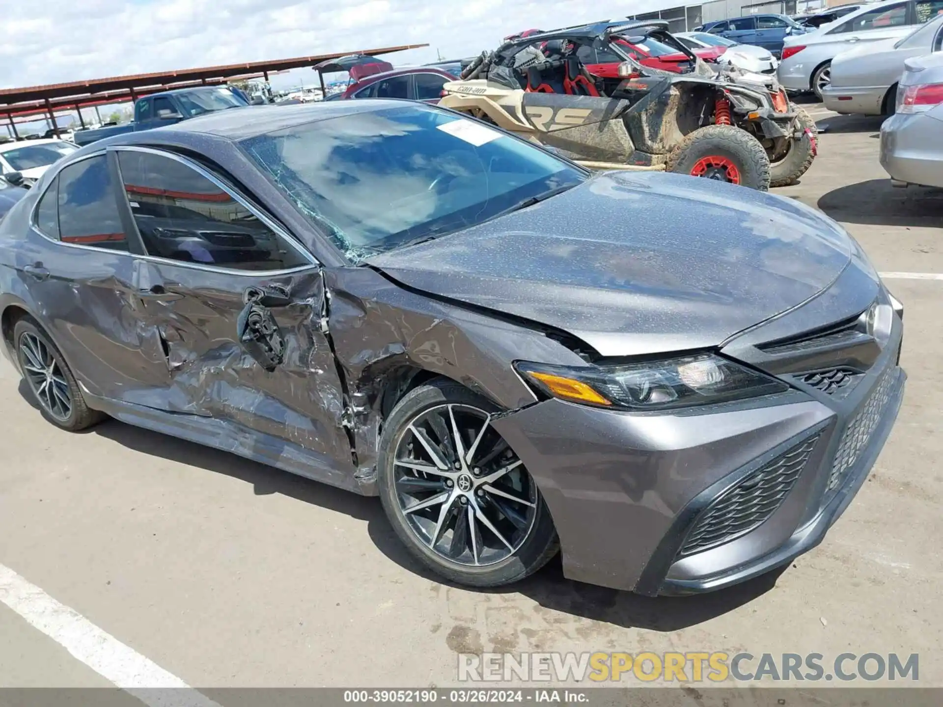 1 Photograph of a damaged car 4T1G11AK3MU446770 TOYOTA CAMRY 2021