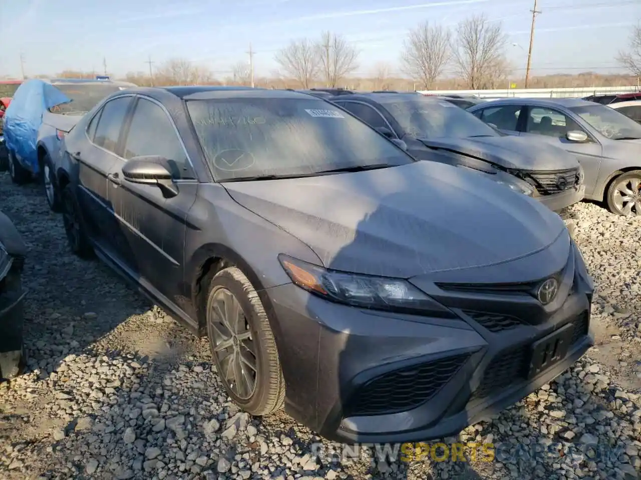 1 Photograph of a damaged car 4T1G11AK3MU447160 TOYOTA CAMRY 2021