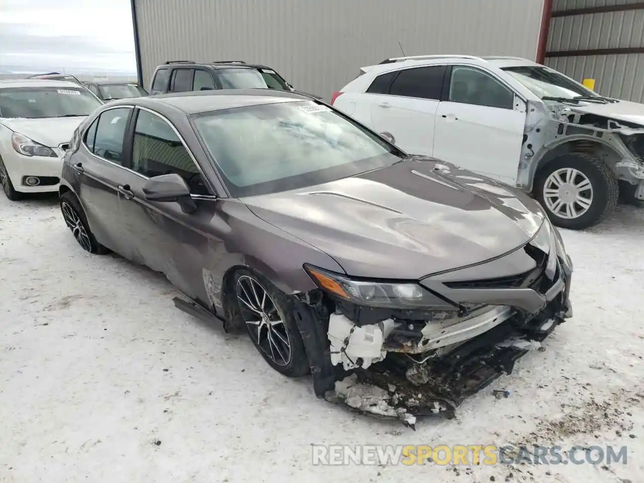 1 Photograph of a damaged car 4T1G11AK3MU447899 TOYOTA CAMRY 2021