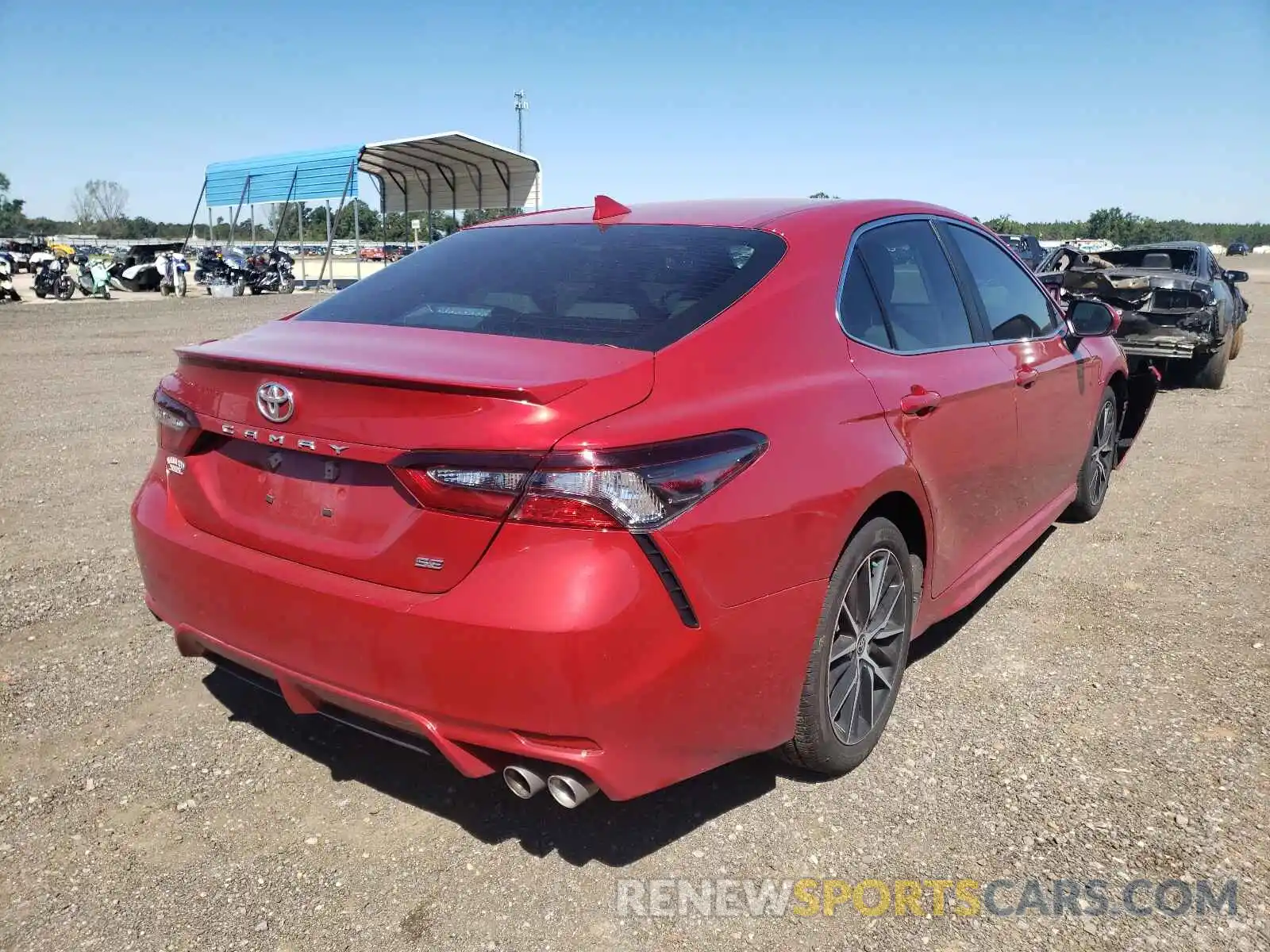 4 Photograph of a damaged car 4T1G11AK3MU448311 TOYOTA CAMRY 2021