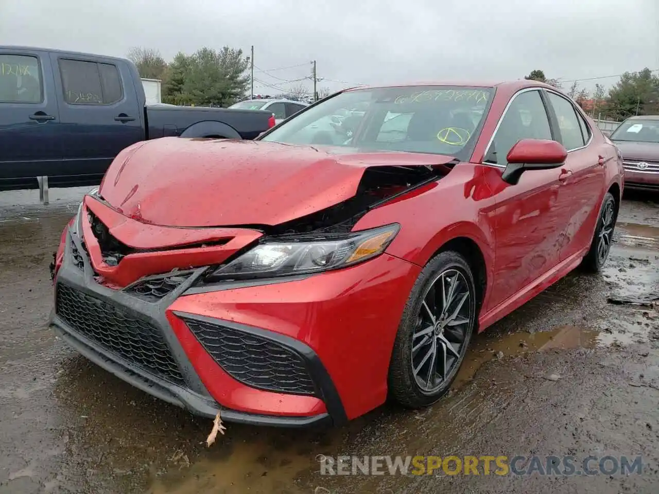 2 Photograph of a damaged car 4T1G11AK3MU450365 TOYOTA CAMRY 2021