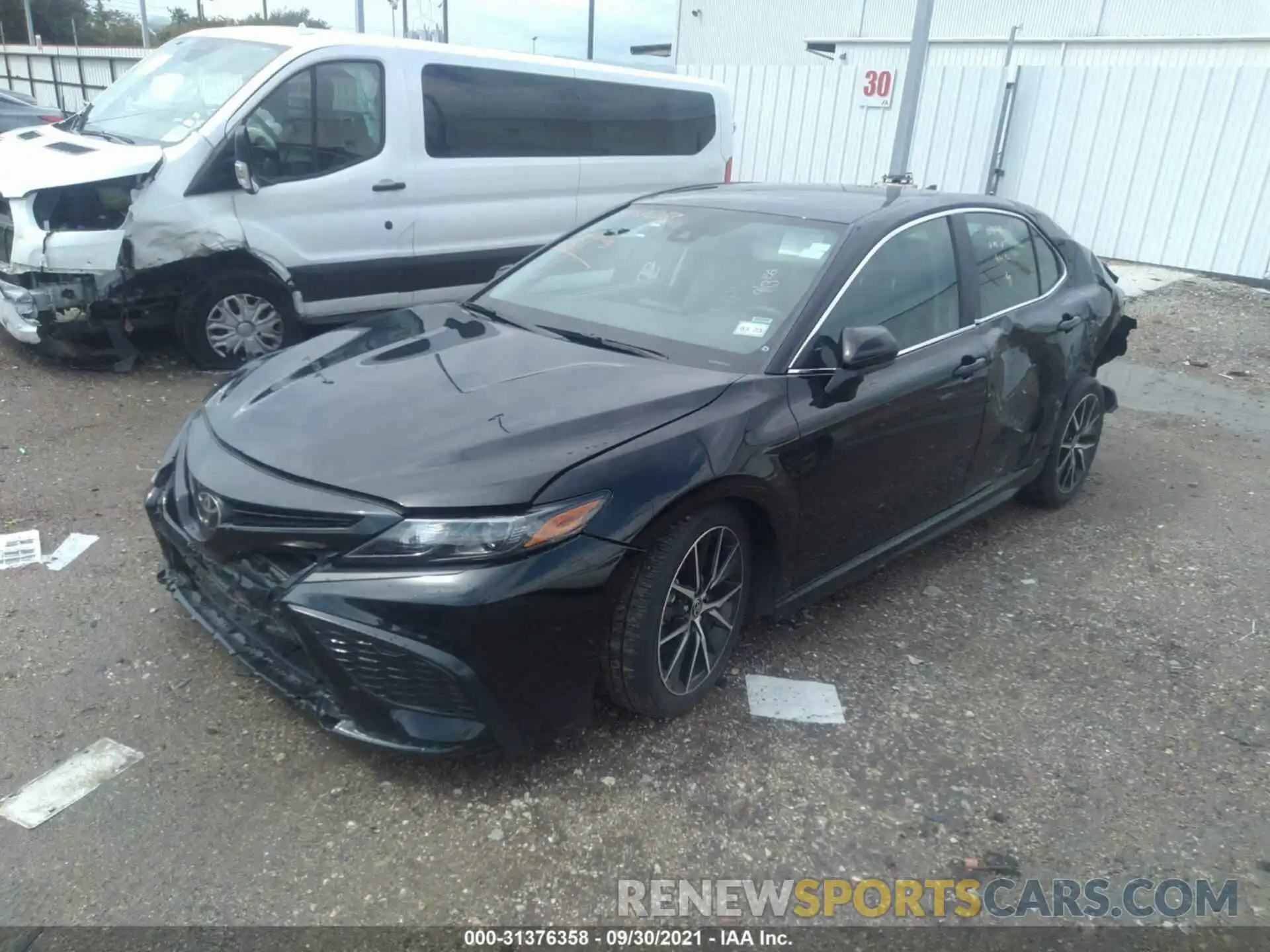 2 Photograph of a damaged car 4T1G11AK3MU452911 TOYOTA CAMRY 2021