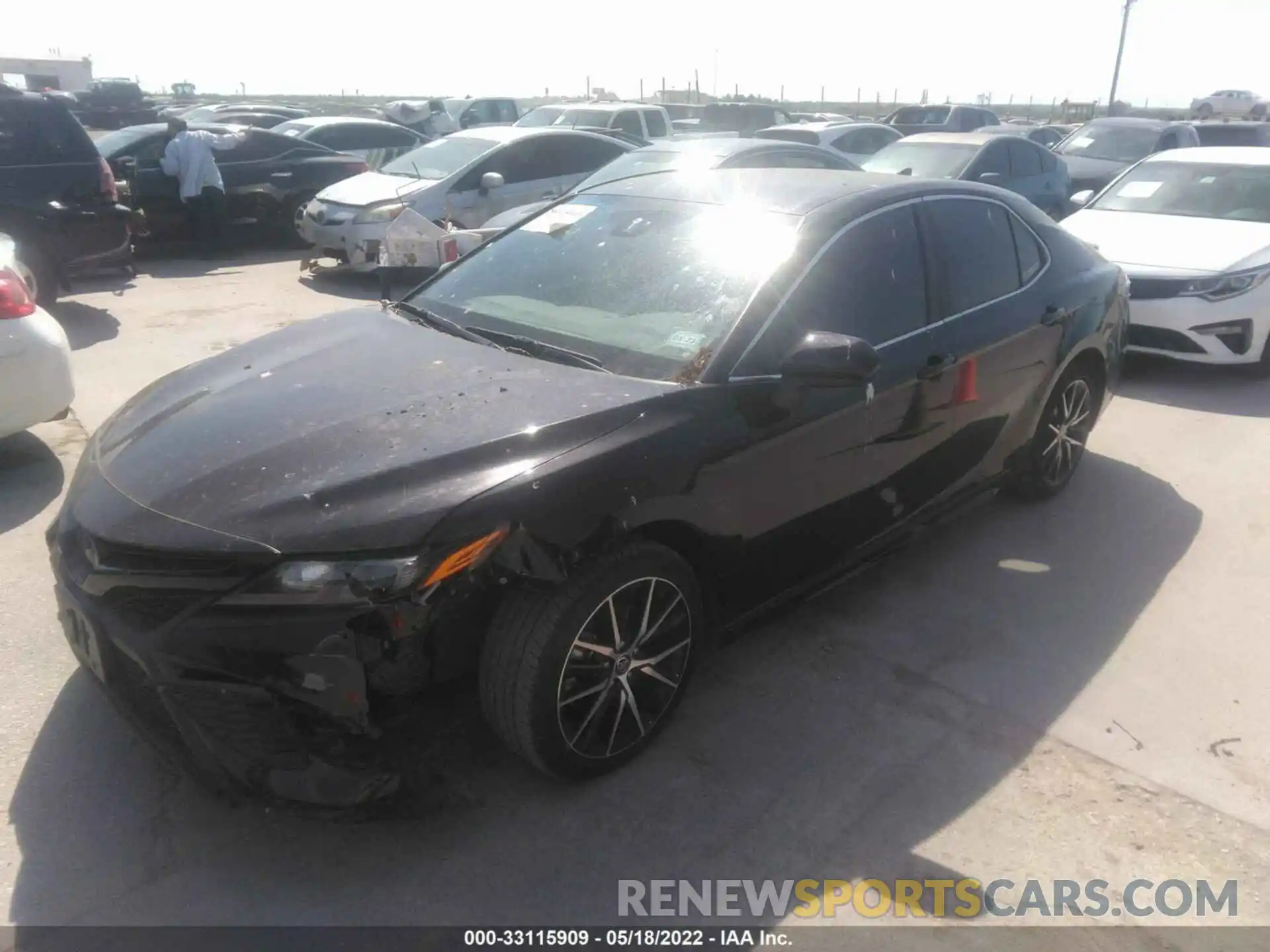 2 Photograph of a damaged car 4T1G11AK3MU454657 TOYOTA CAMRY 2021