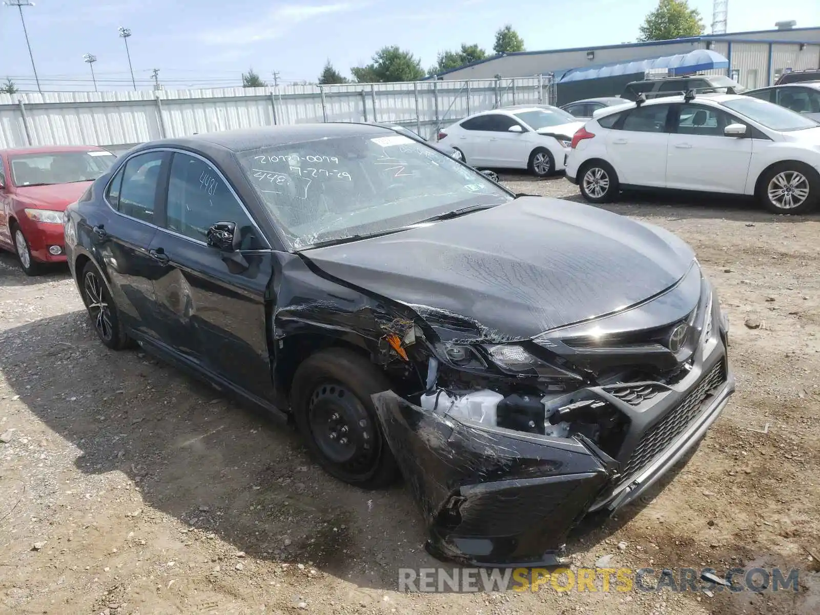 1 Photograph of a damaged car 4T1G11AK3MU455937 TOYOTA CAMRY 2021