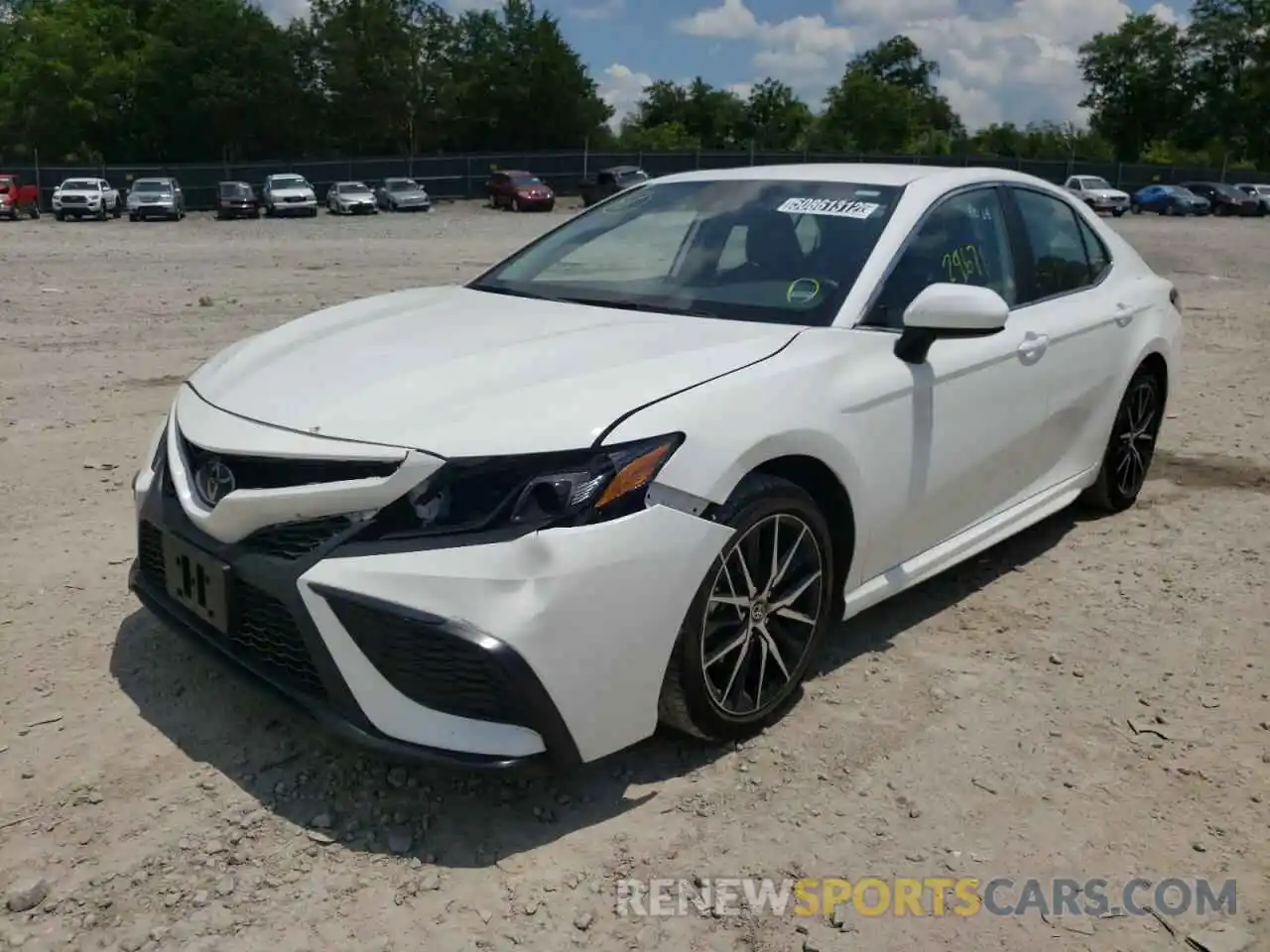 2 Photograph of a damaged car 4T1G11AK3MU457252 TOYOTA CAMRY 2021