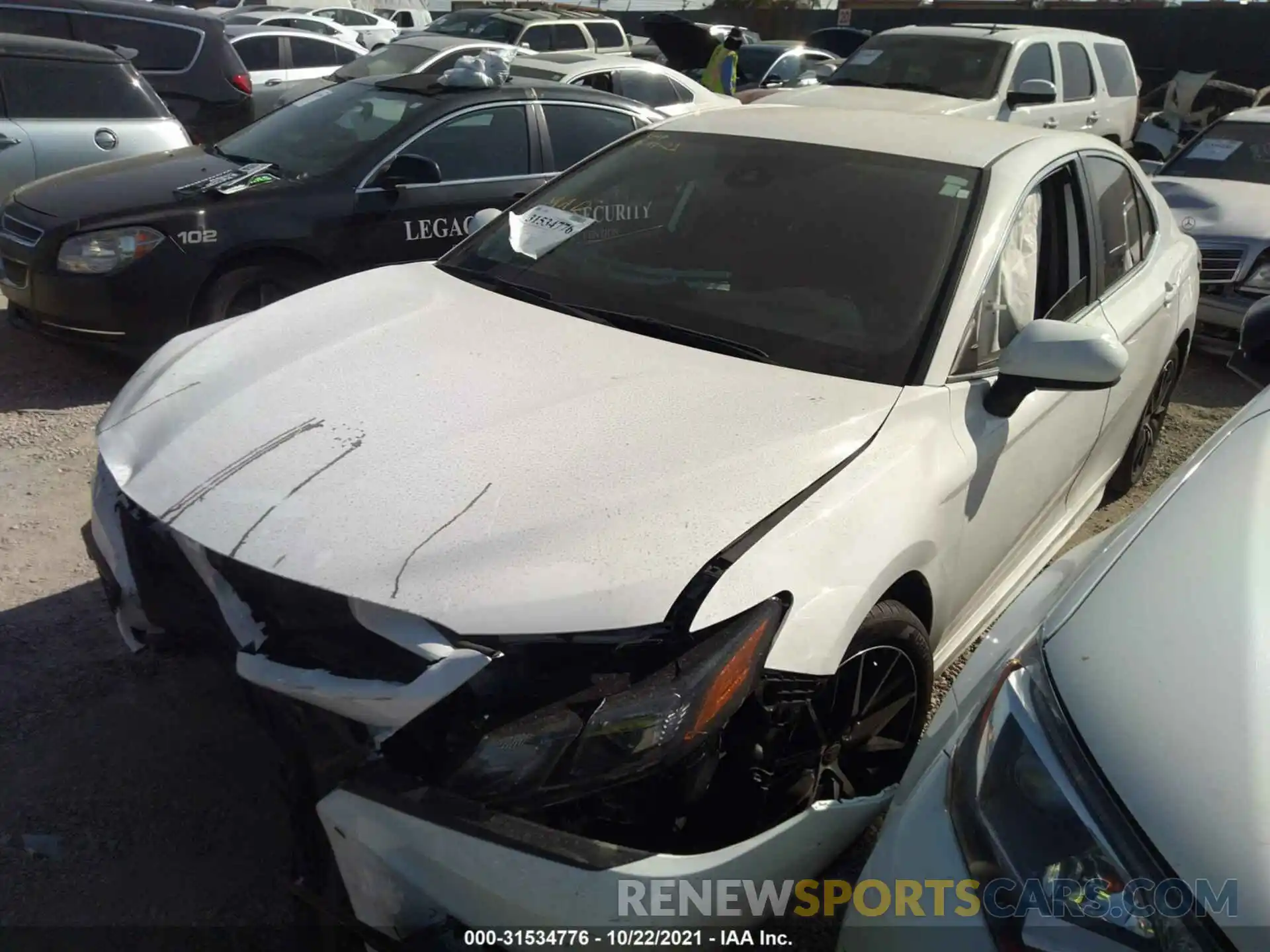 2 Photograph of a damaged car 4T1G11AK3MU460376 TOYOTA CAMRY 2021