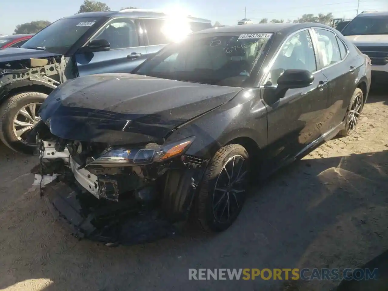 2 Photograph of a damaged car 4T1G11AK3MU466338 TOYOTA CAMRY 2021