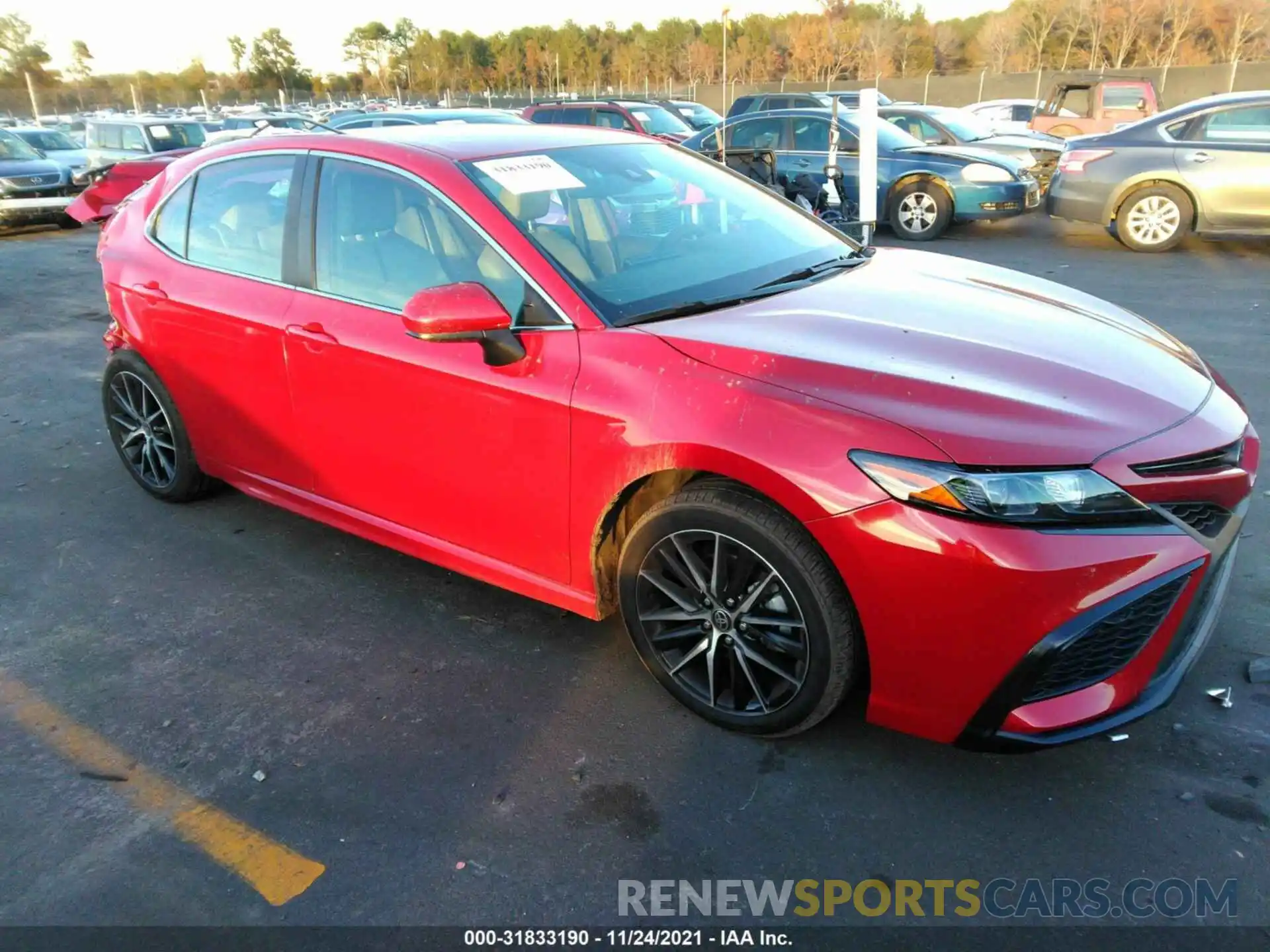 1 Photograph of a damaged car 4T1G11AK3MU468574 TOYOTA CAMRY 2021