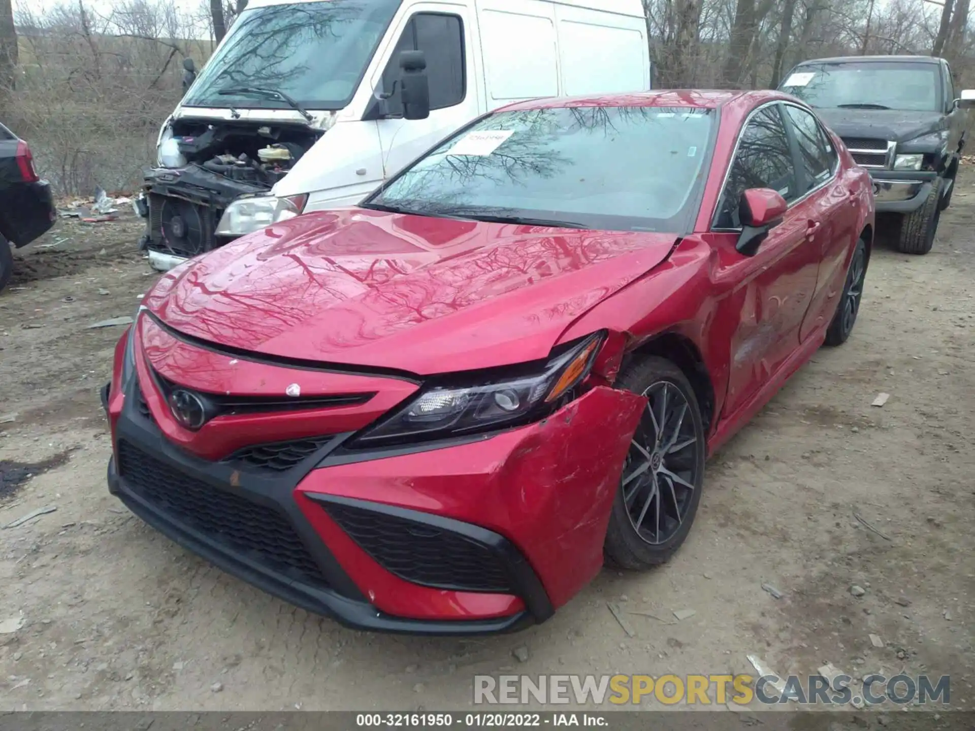 2 Photograph of a damaged car 4T1G11AK3MU470017 TOYOTA CAMRY 2021