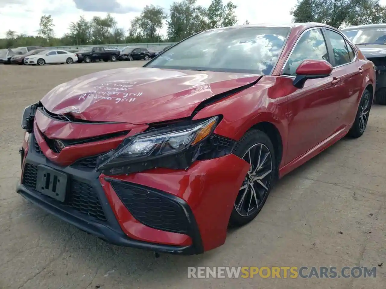 2 Photograph of a damaged car 4T1G11AK3MU479834 TOYOTA CAMRY 2021