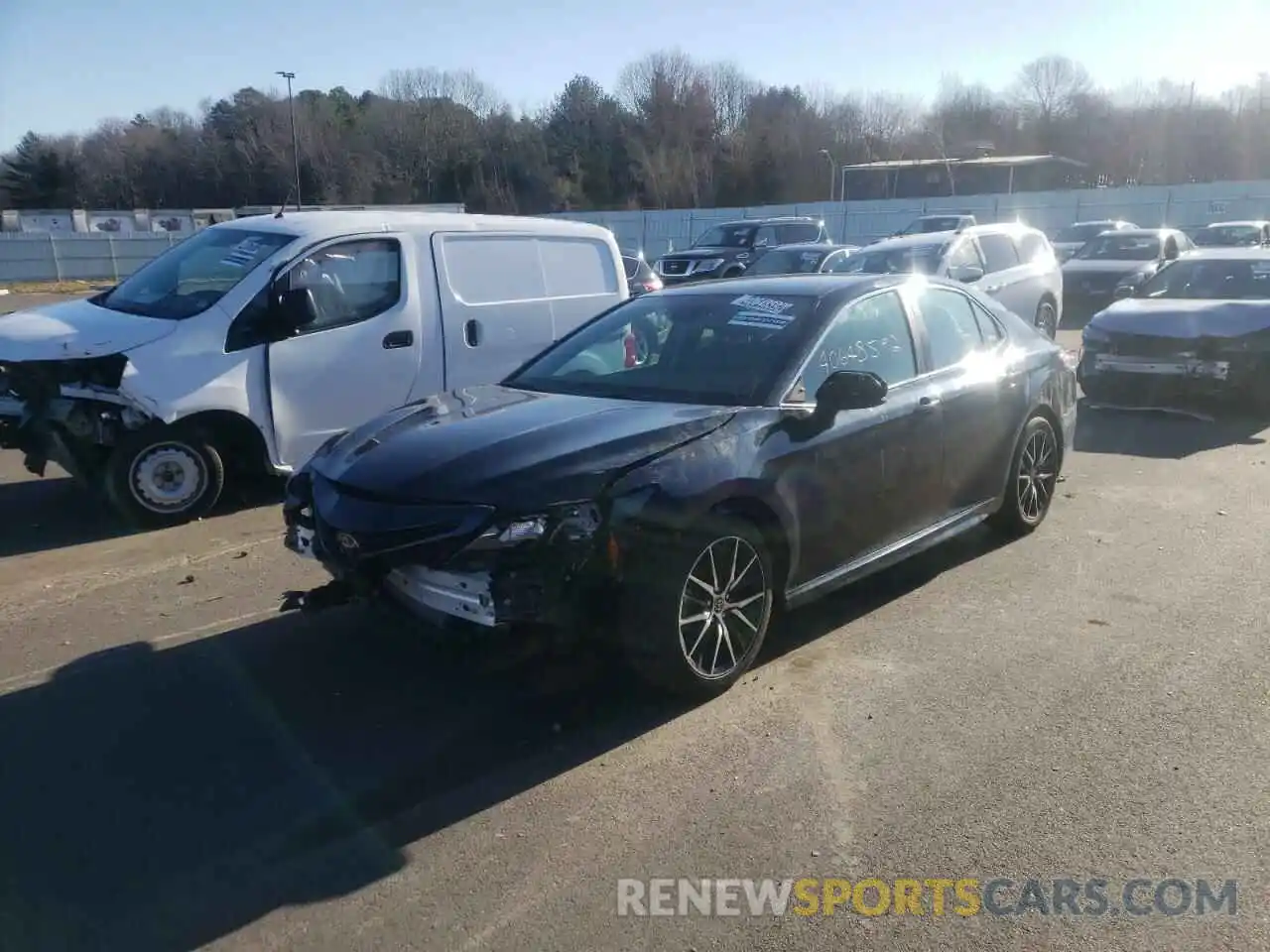 2 Photograph of a damaged car 4T1G11AK3MU481213 TOYOTA CAMRY 2021