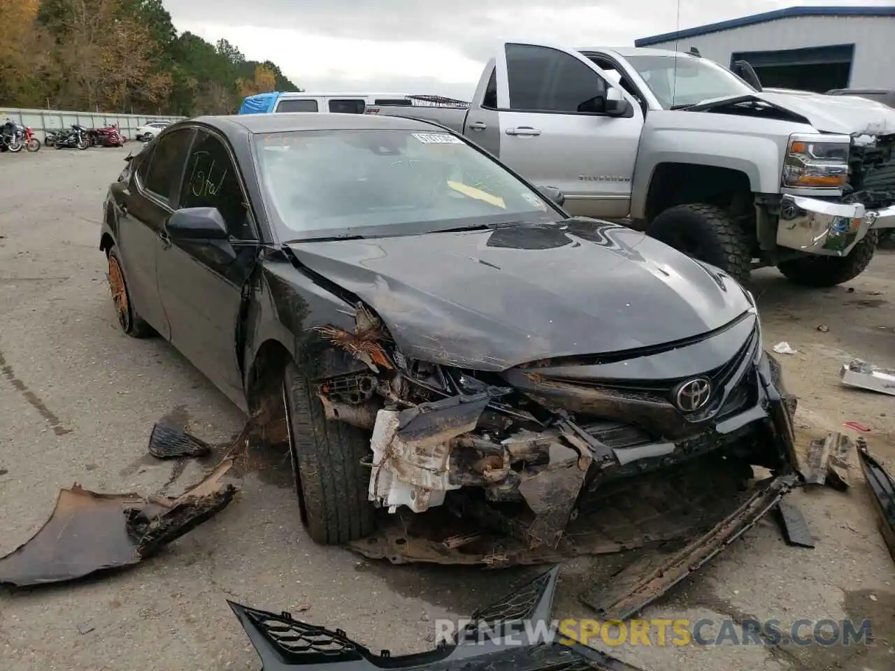 1 Photograph of a damaged car 4T1G11AK3MU482913 TOYOTA CAMRY 2021