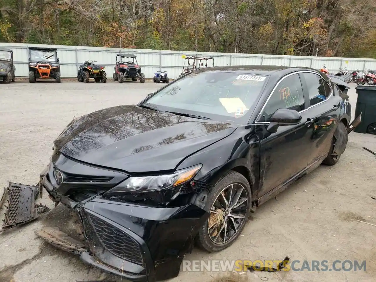 2 Photograph of a damaged car 4T1G11AK3MU482913 TOYOTA CAMRY 2021