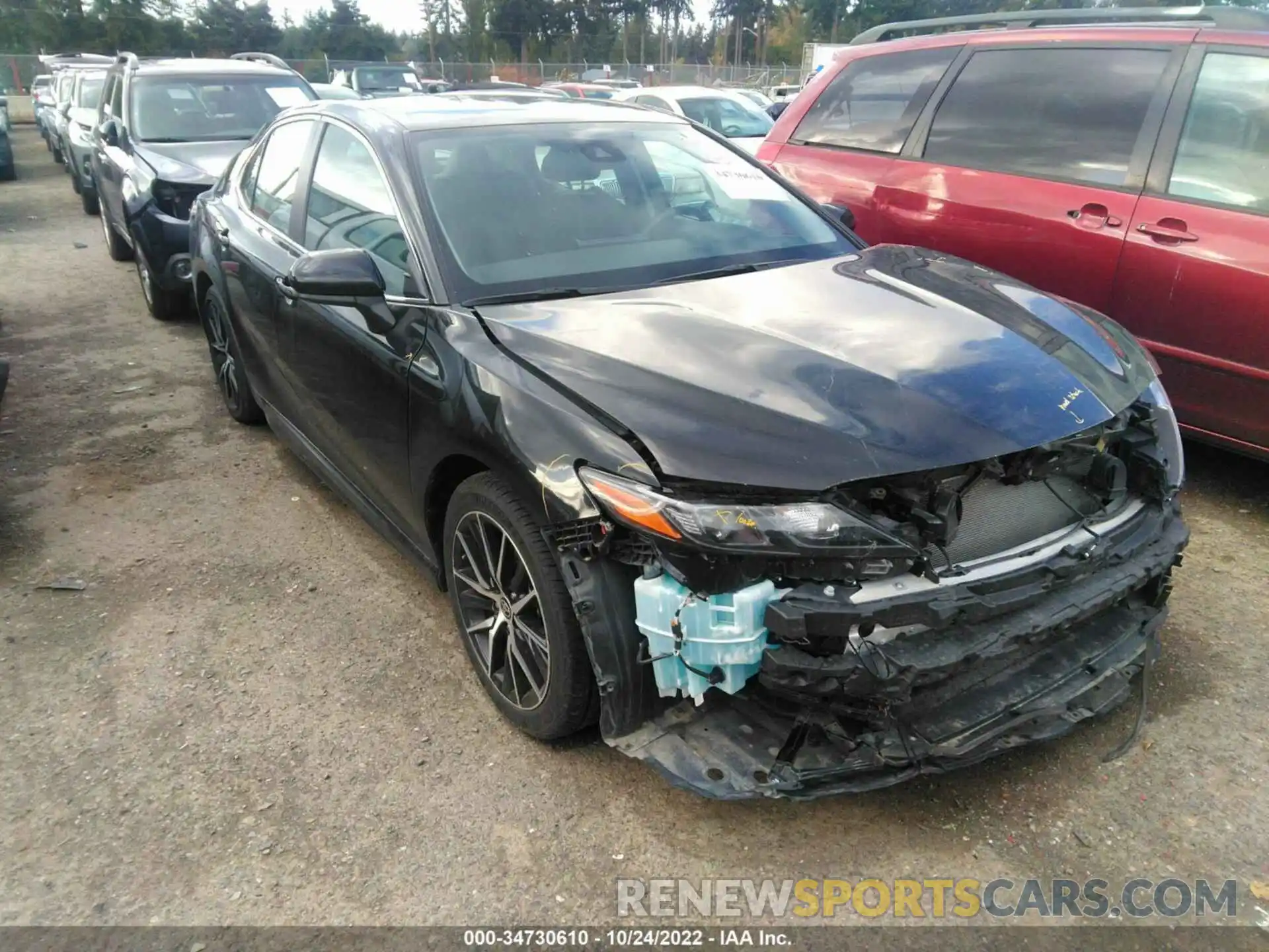 1 Photograph of a damaged car 4T1G11AK3MU484886 TOYOTA CAMRY 2021