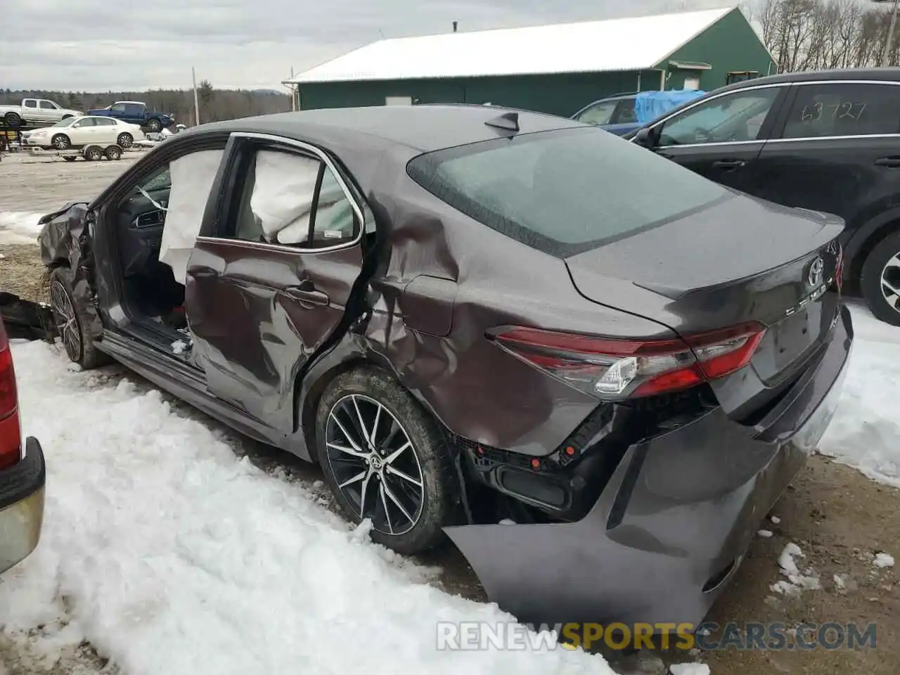 2 Photograph of a damaged car 4T1G11AK3MU488162 TOYOTA CAMRY 2021