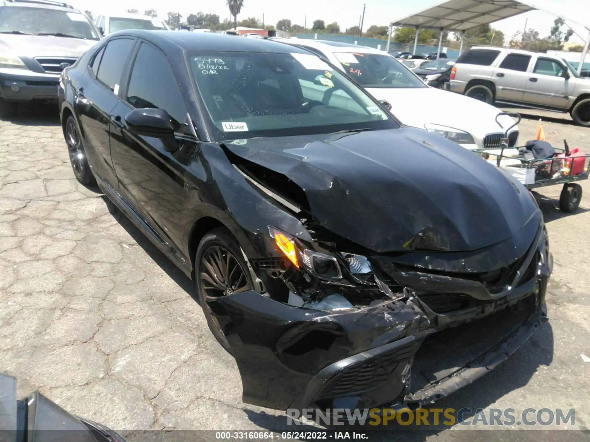 1 Photograph of a damaged car 4T1G11AK3MU489067 TOYOTA CAMRY 2021