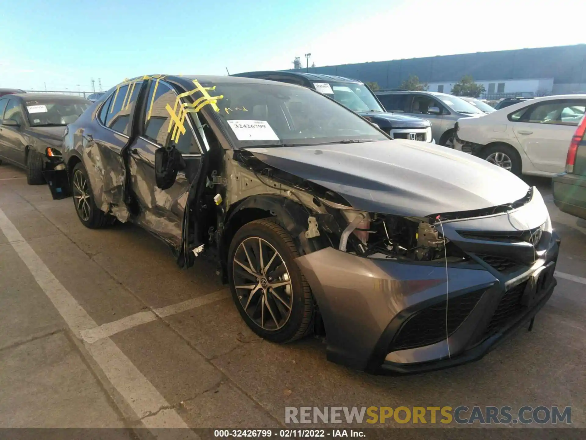 1 Photograph of a damaged car 4T1G11AK3MU491563 TOYOTA CAMRY 2021