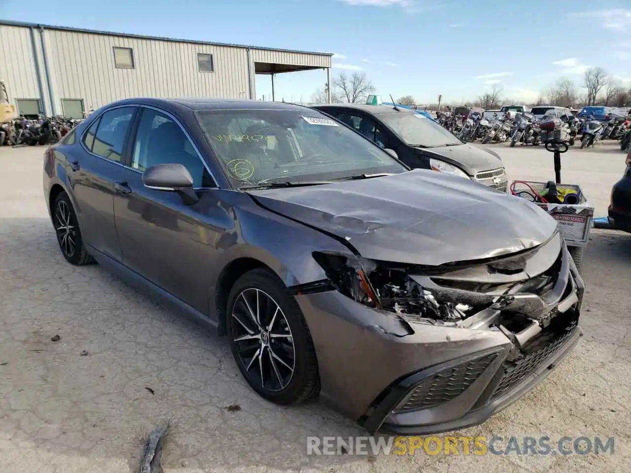 1 Photograph of a damaged car 4T1G11AK3MU496701 TOYOTA CAMRY 2021