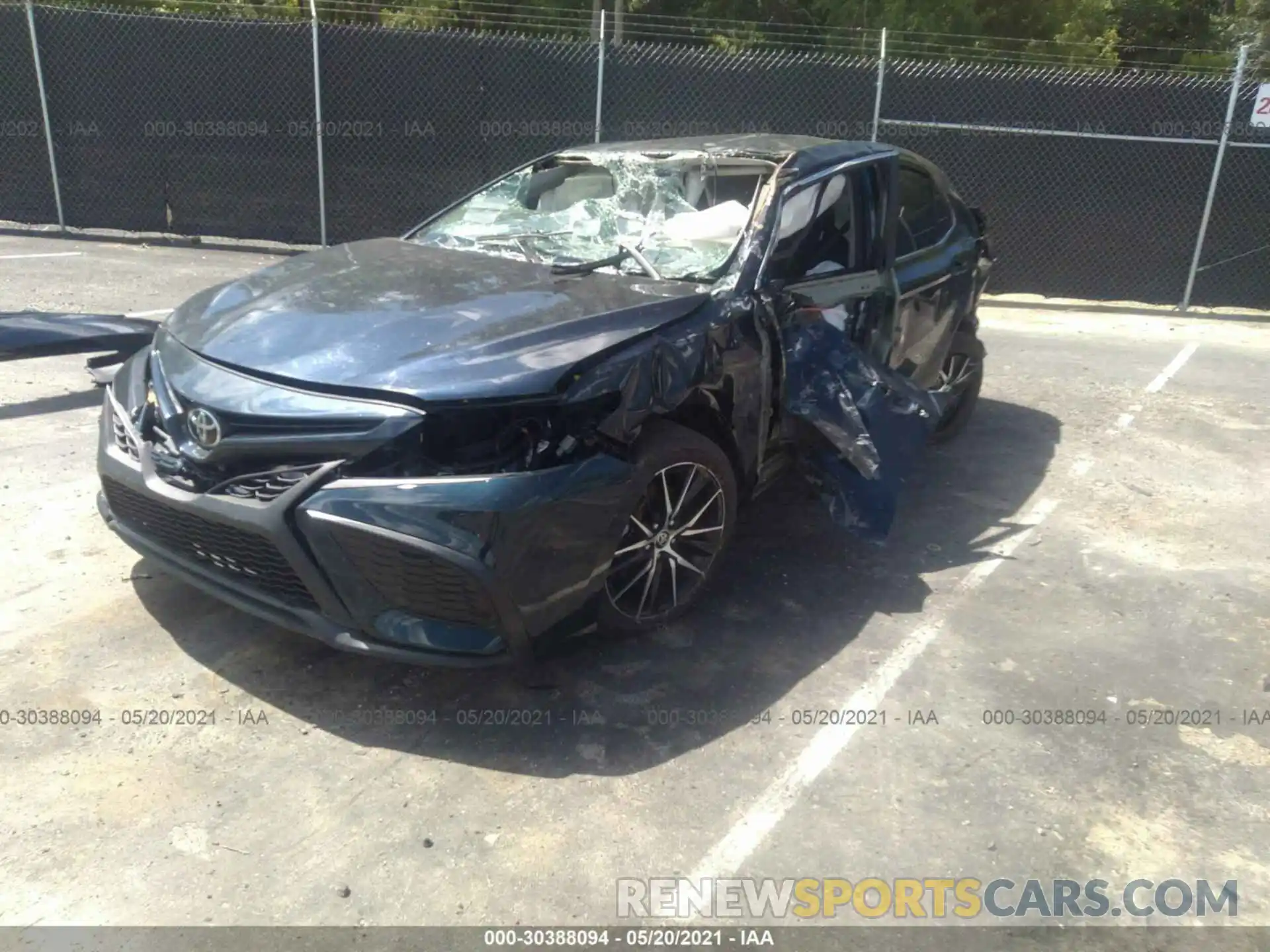 2 Photograph of a damaged car 4T1G11AK3MU518910 TOYOTA CAMRY 2021