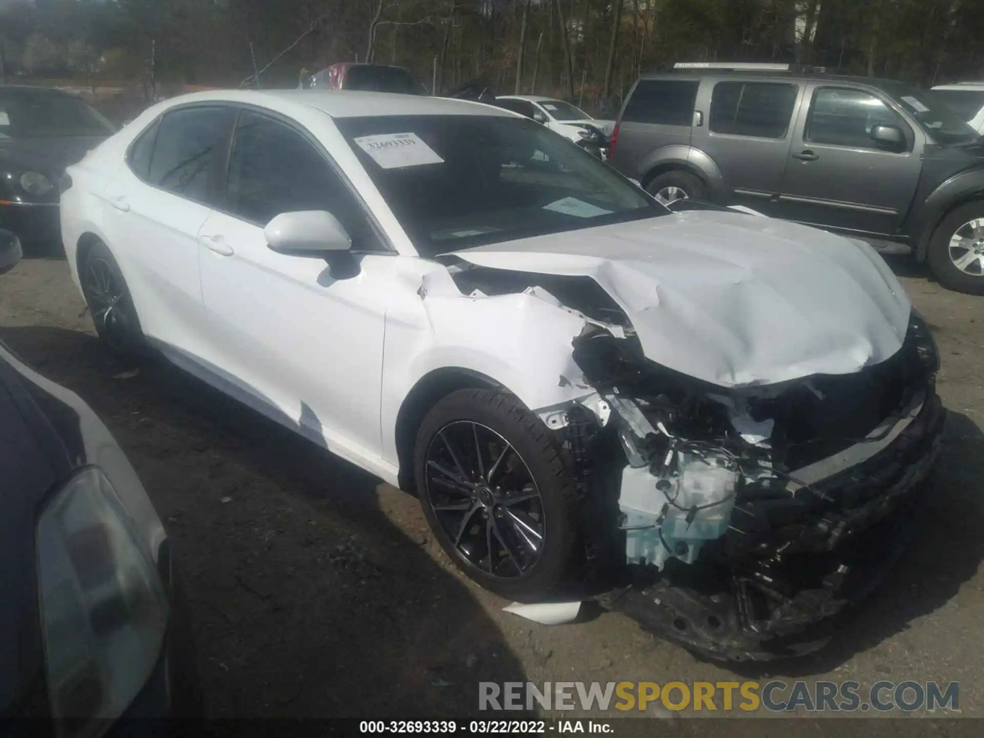 1 Photograph of a damaged car 4T1G11AK3MU520124 TOYOTA CAMRY 2021