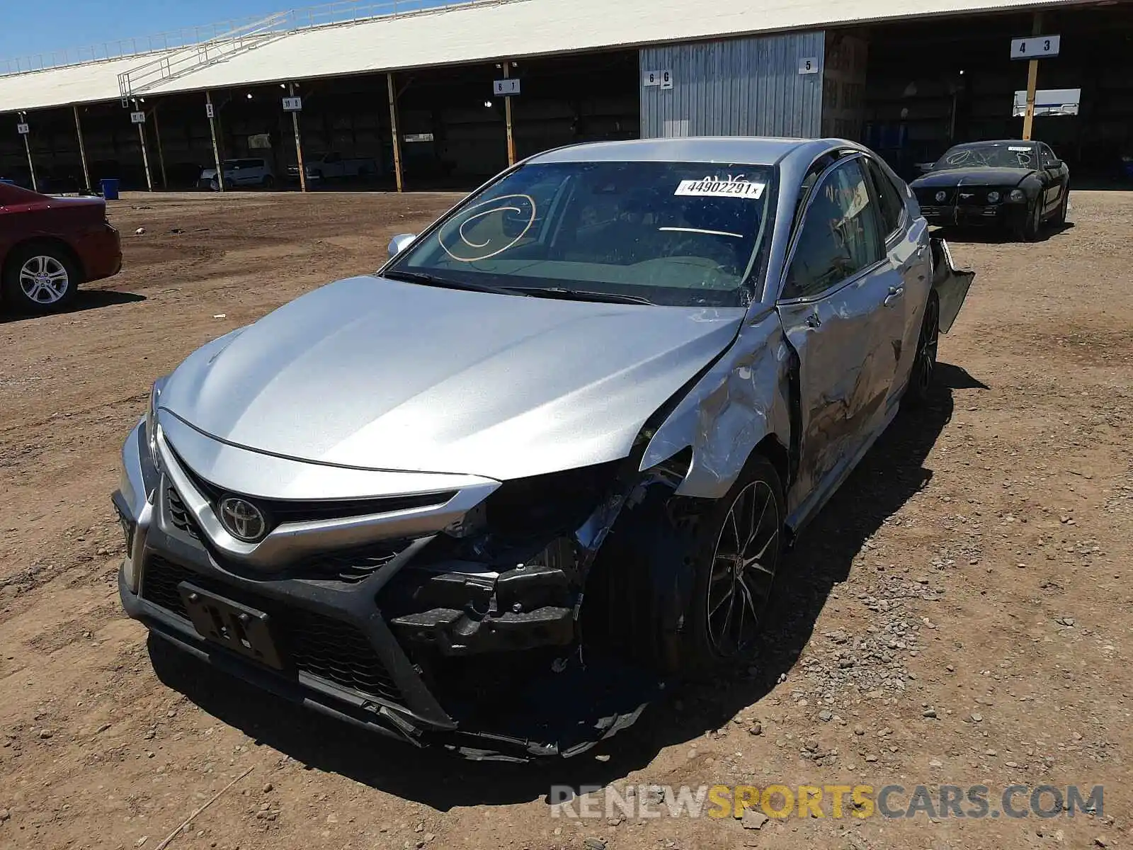 2 Photograph of a damaged car 4T1G11AK3MU520477 TOYOTA CAMRY 2021