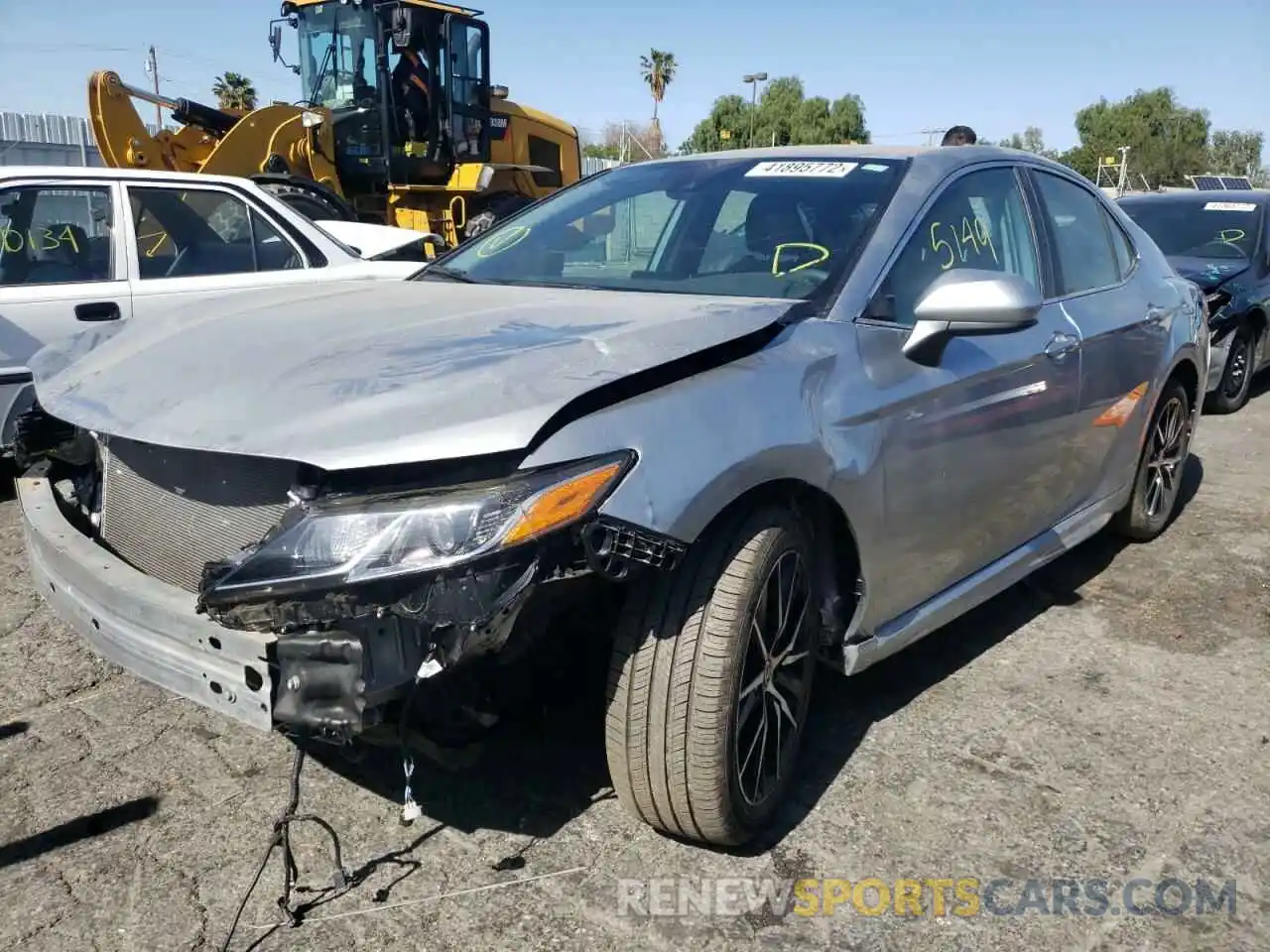 2 Photograph of a damaged car 4T1G11AK3MU523069 TOYOTA CAMRY 2021