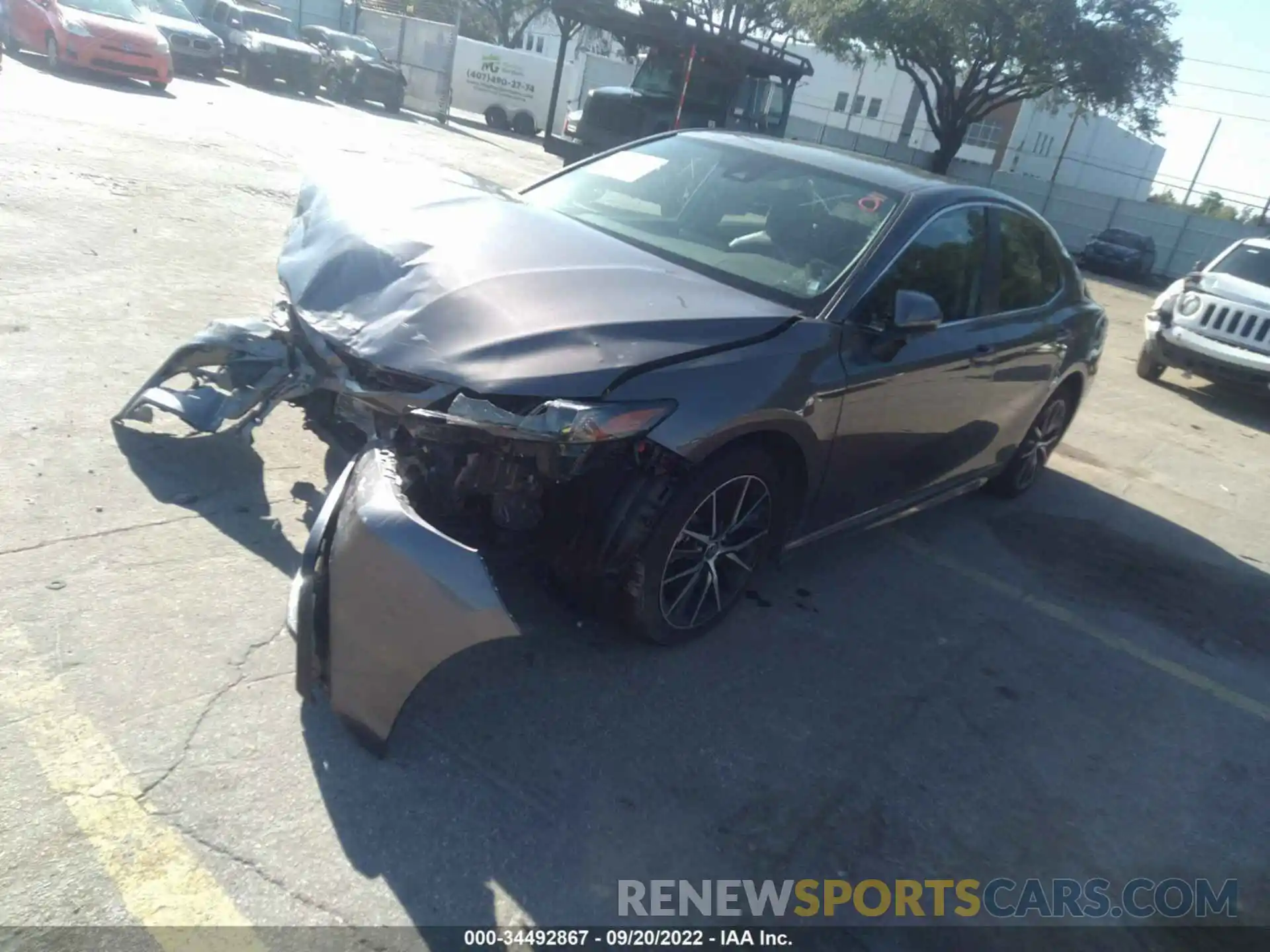 2 Photograph of a damaged car 4T1G11AK3MU525646 TOYOTA CAMRY 2021