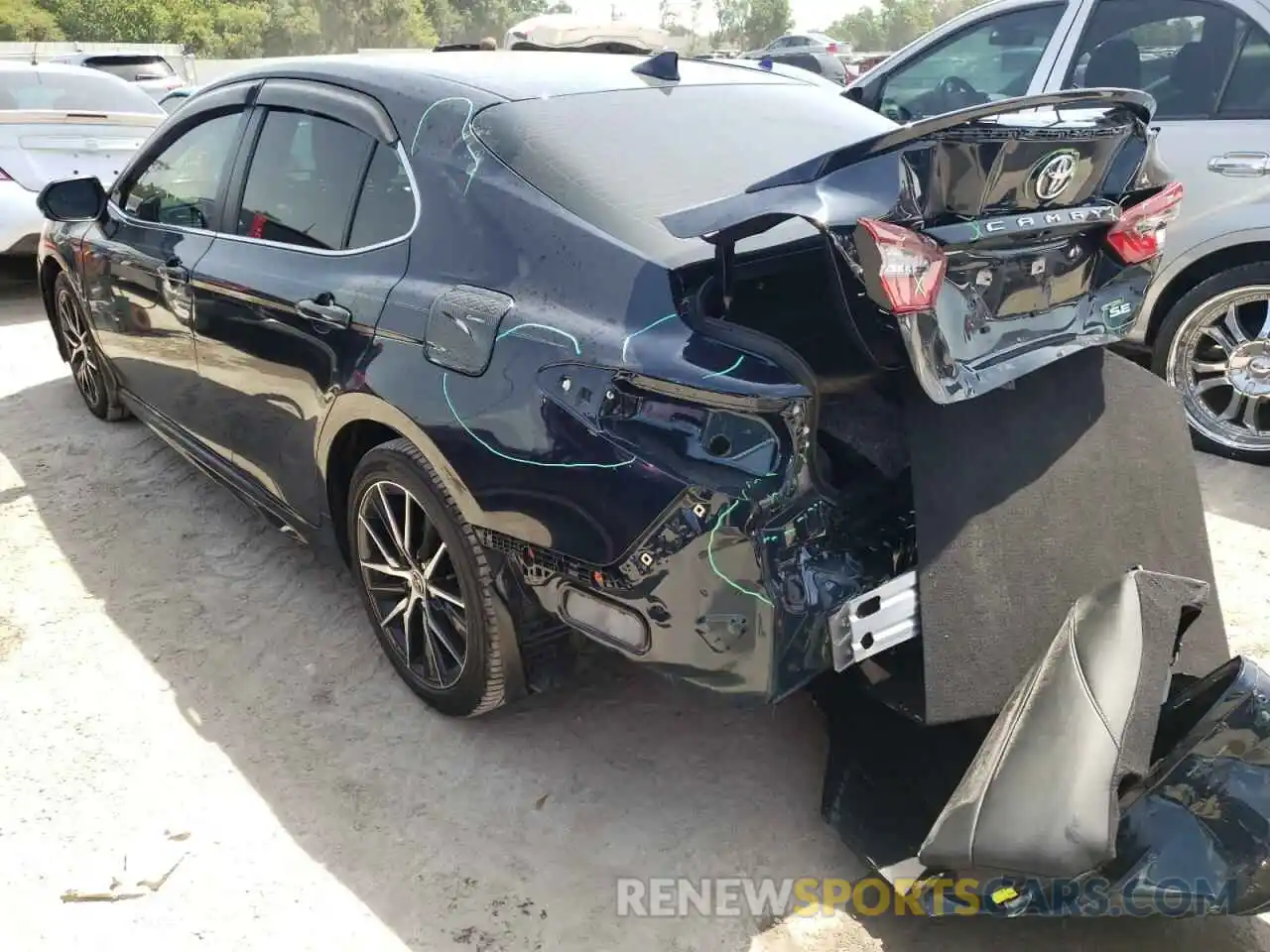 3 Photograph of a damaged car 4T1G11AK3MU528515 TOYOTA CAMRY 2021