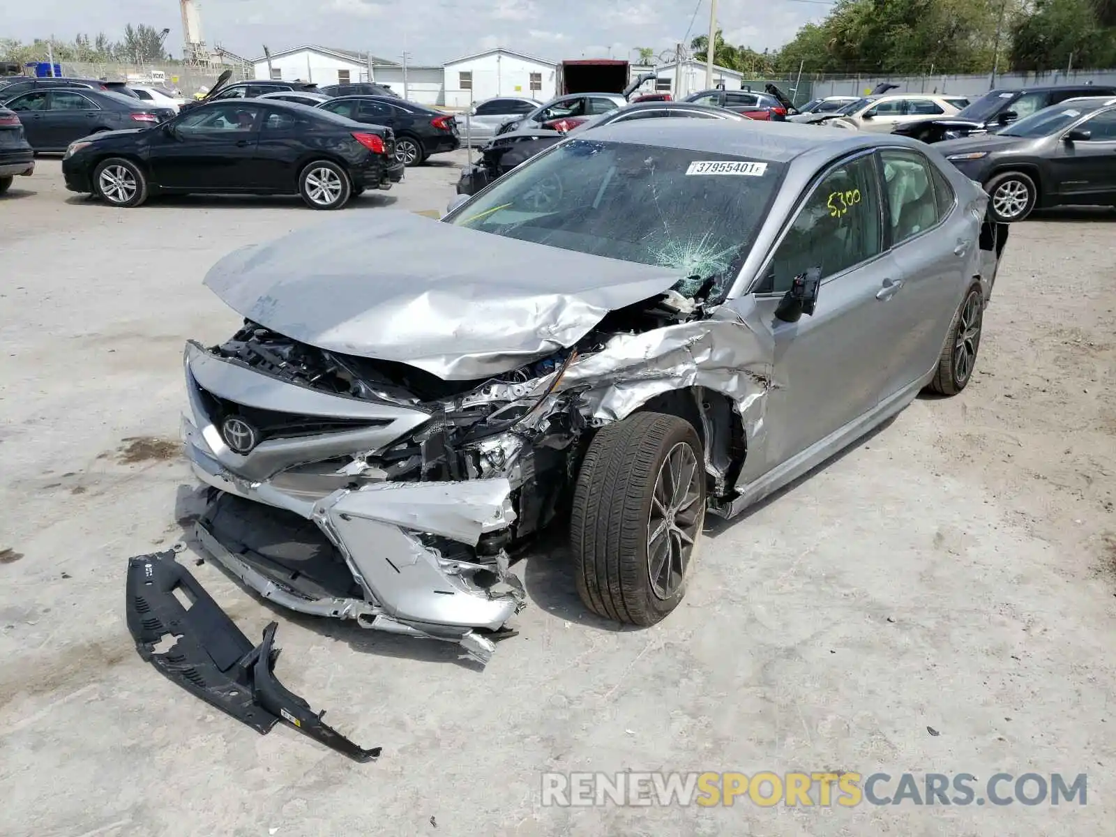 2 Photograph of a damaged car 4T1G11AK3MU529518 TOYOTA CAMRY 2021