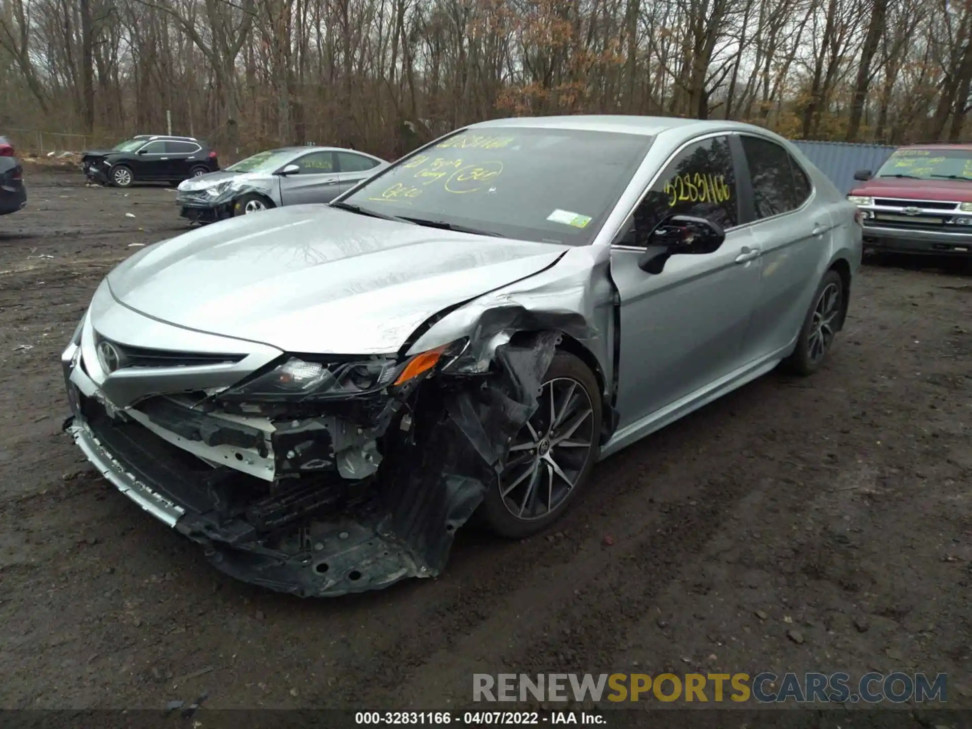 2 Photograph of a damaged car 4T1G11AK3MU530006 TOYOTA CAMRY 2021