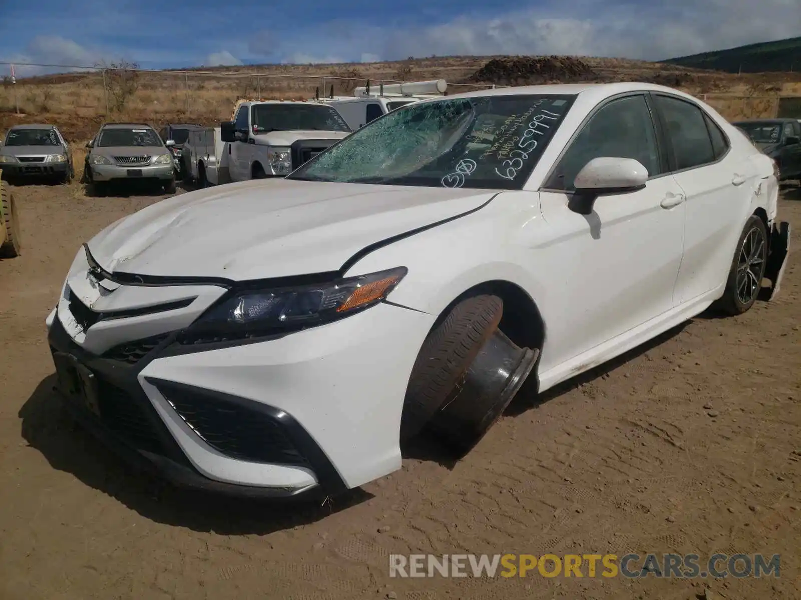 2 Photograph of a damaged car 4T1G11AK3MU531107 TOYOTA CAMRY 2021