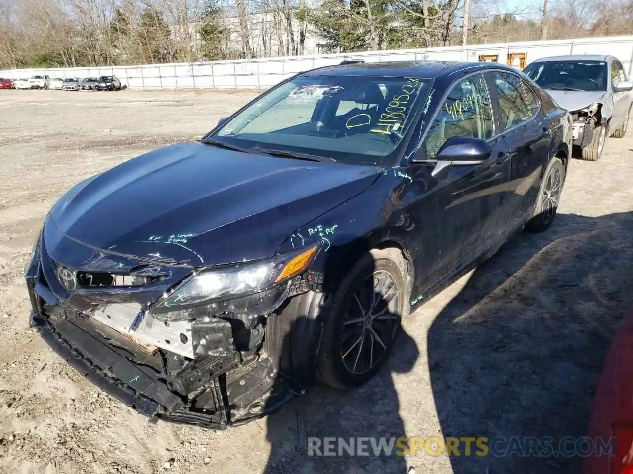 2 Photograph of a damaged car 4T1G11AK3MU541118 TOYOTA CAMRY 2021