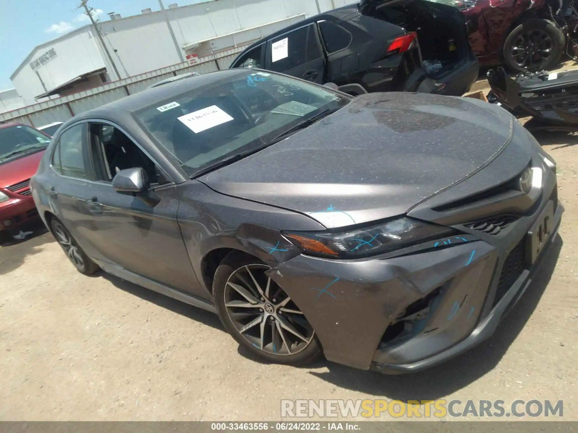 1 Photograph of a damaged car 4T1G11AK3MU541460 TOYOTA CAMRY 2021