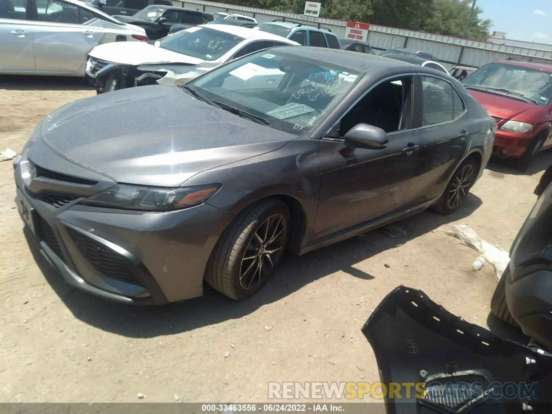 2 Photograph of a damaged car 4T1G11AK3MU541460 TOYOTA CAMRY 2021