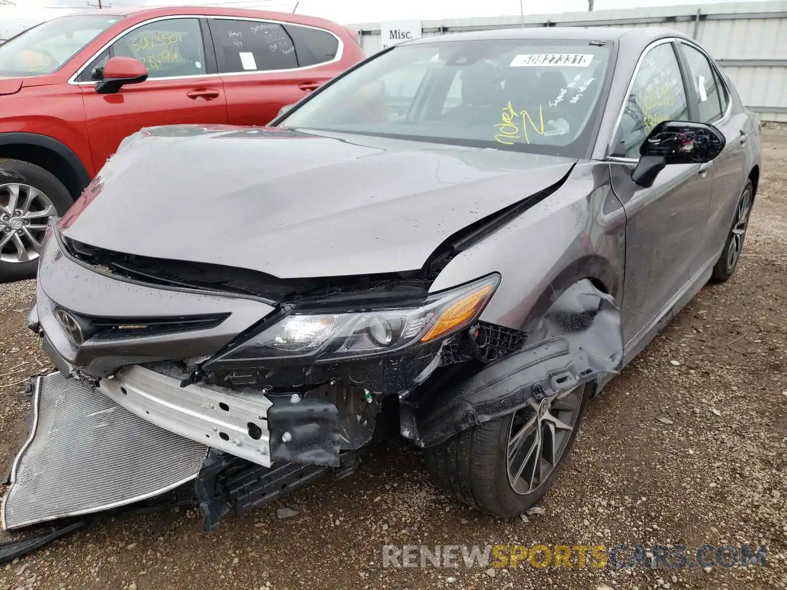 2 Photograph of a damaged car 4T1G11AK3MU541507 TOYOTA CAMRY 2021