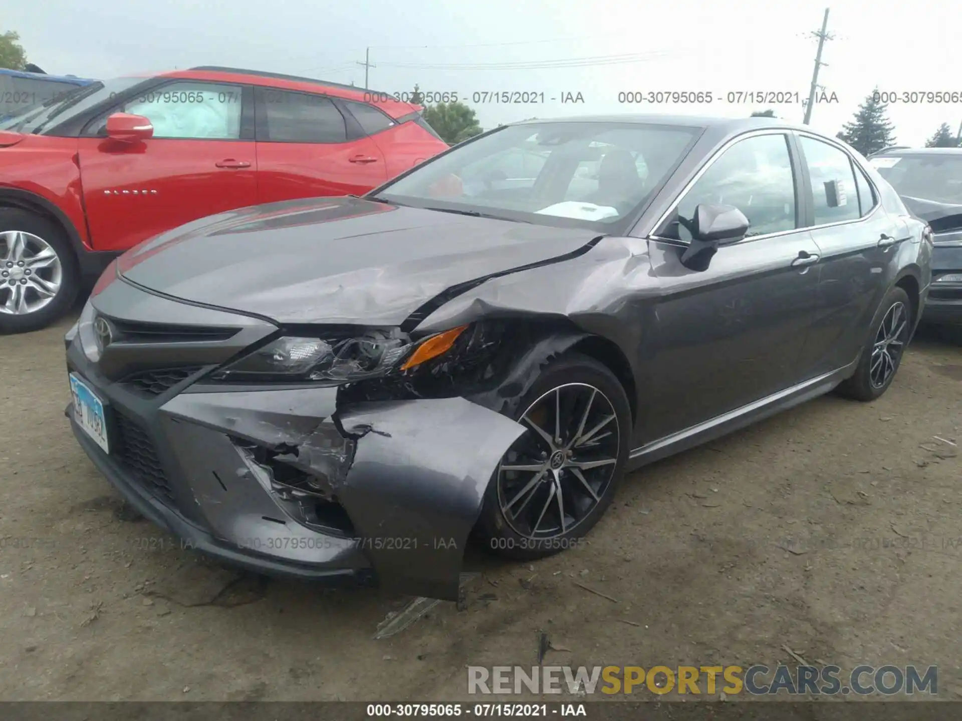 2 Photograph of a damaged car 4T1G11AK3MU542222 TOYOTA CAMRY 2021