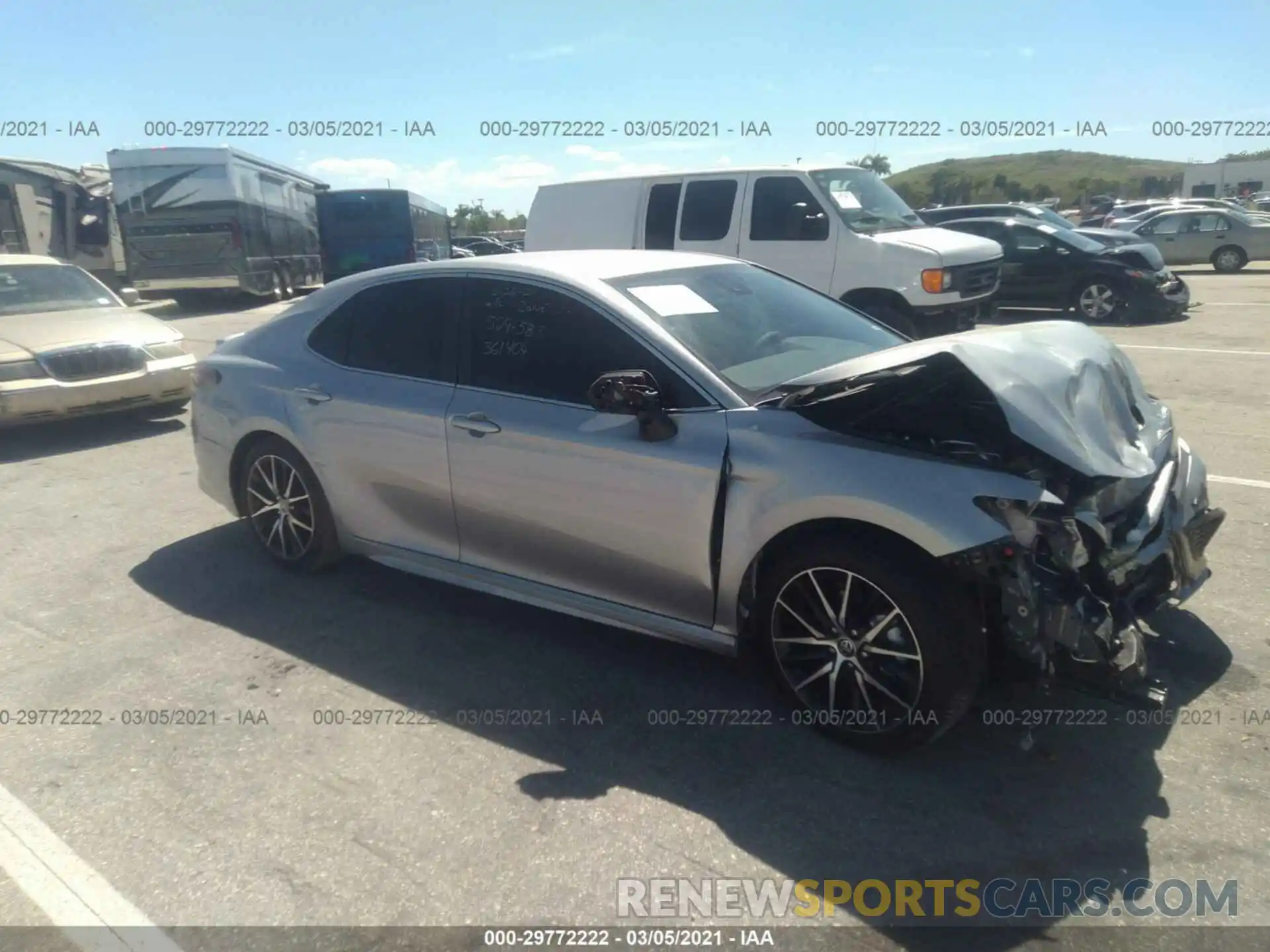 1 Photograph of a damaged car 4T1G11AK3MU545458 TOYOTA CAMRY 2021