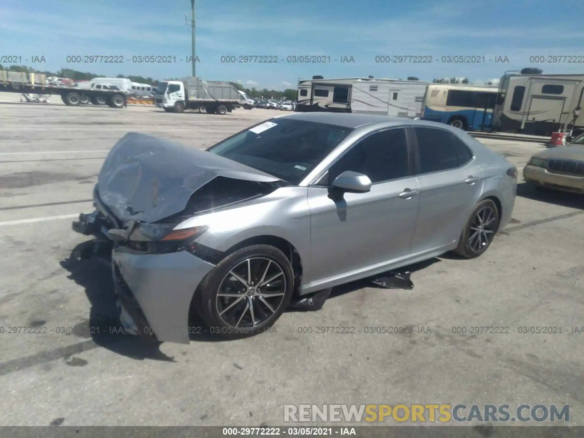 2 Photograph of a damaged car 4T1G11AK3MU545458 TOYOTA CAMRY 2021