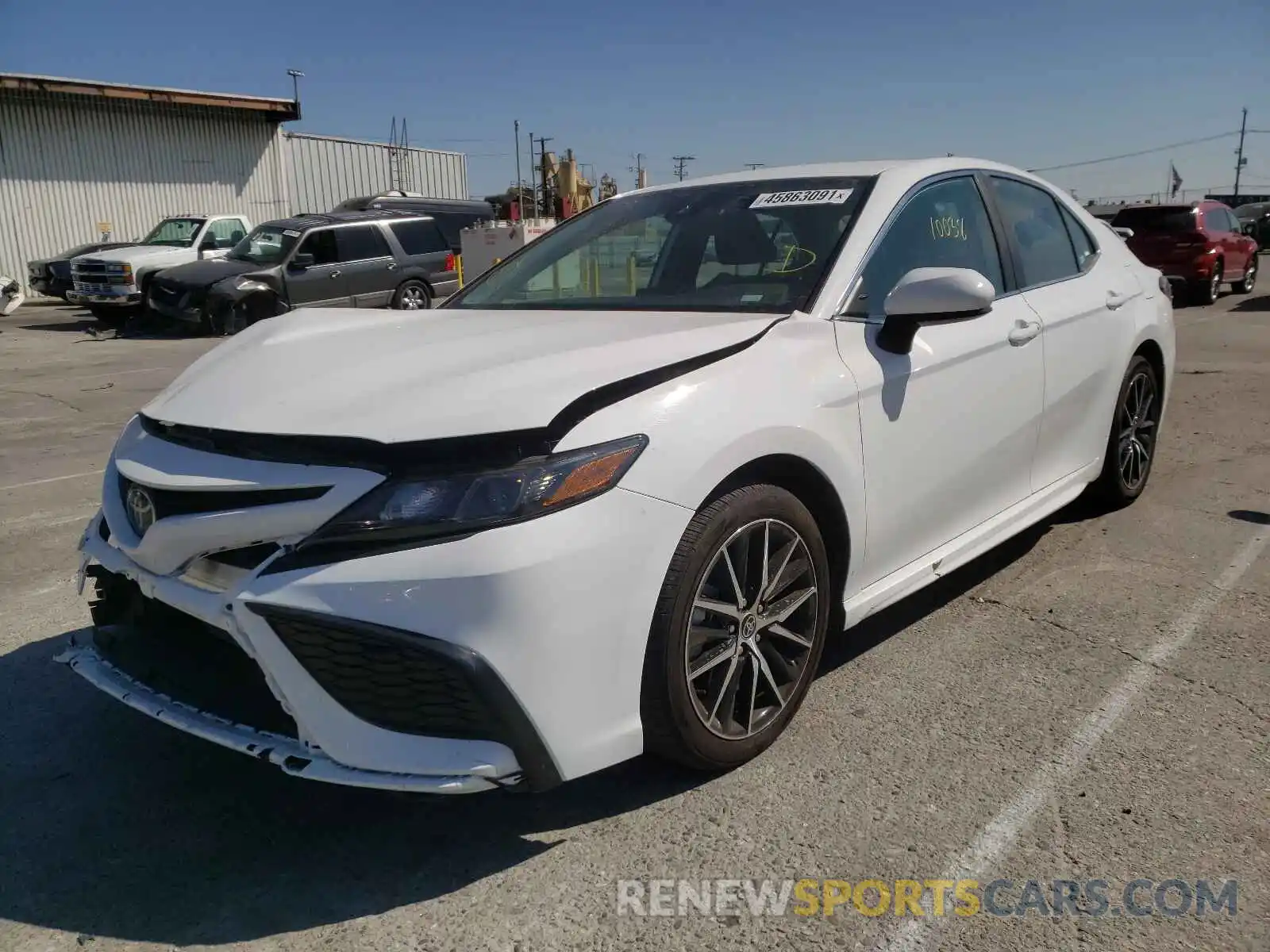 2 Photograph of a damaged car 4T1G11AK3MU550465 TOYOTA CAMRY 2021